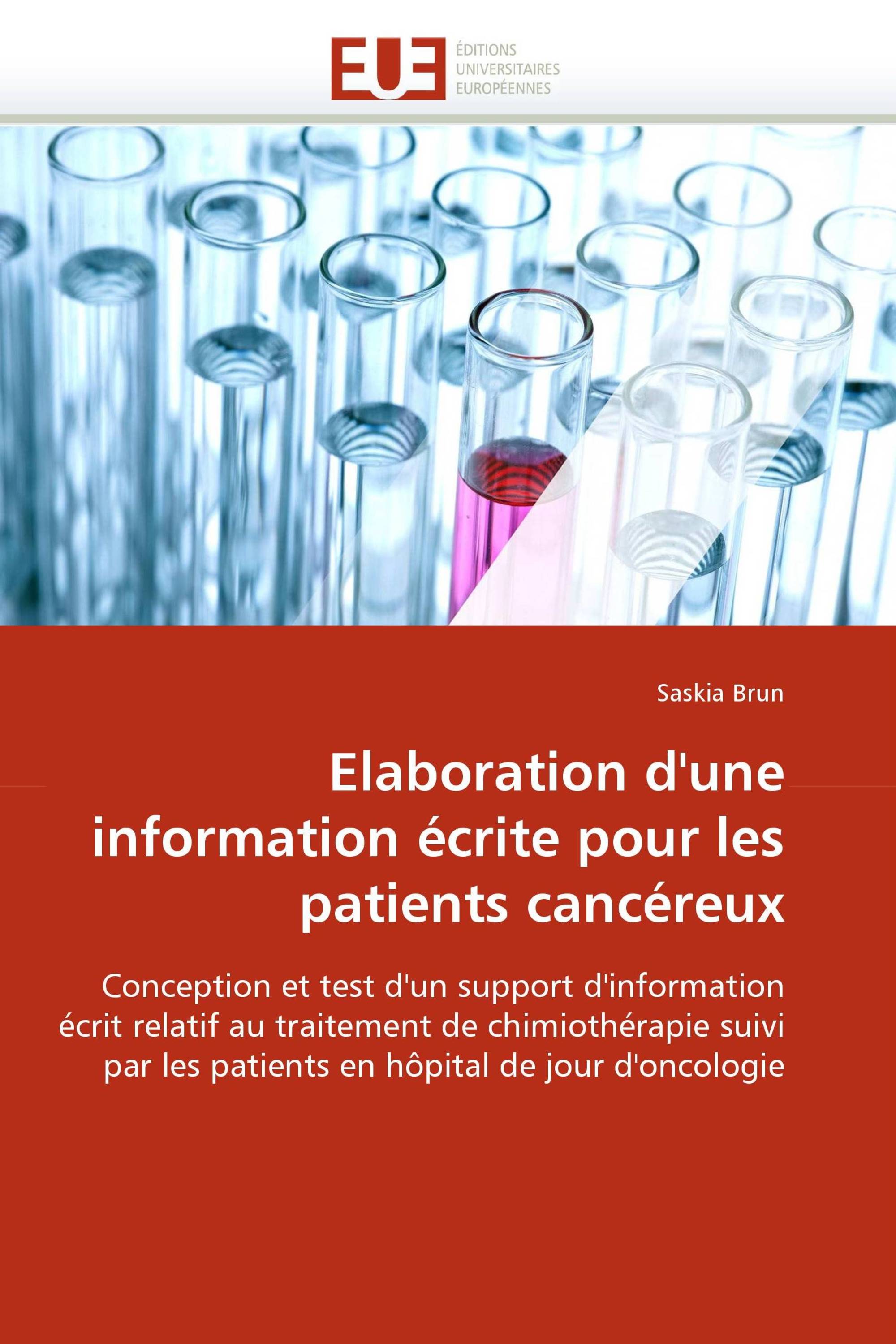 Elaboration d'une information écrite pour les patients cancéreux