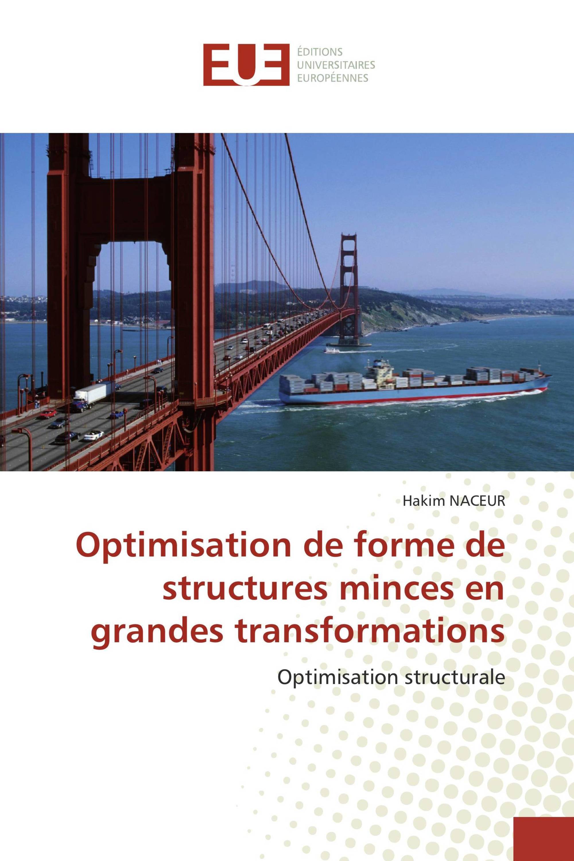 Optimisation de forme de structures minces en grandes transformations