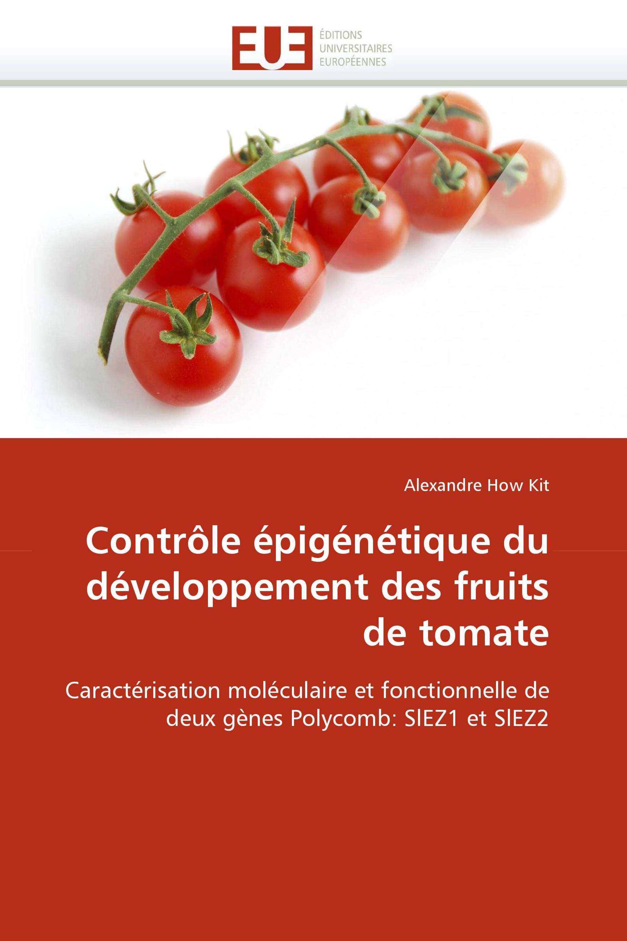 Contrôle épigénétique du développement des fruits de tomate