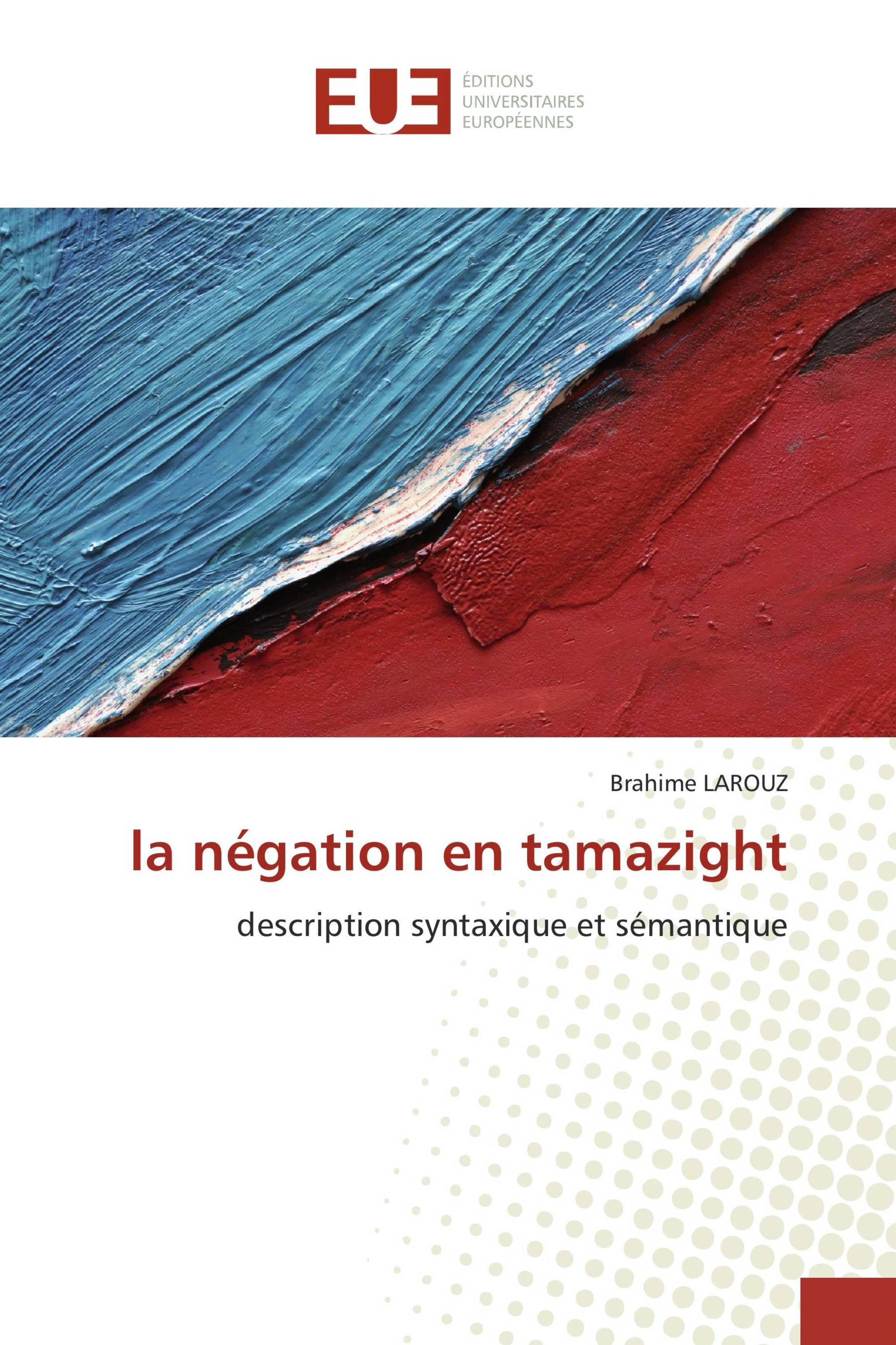 la négation en tamazight