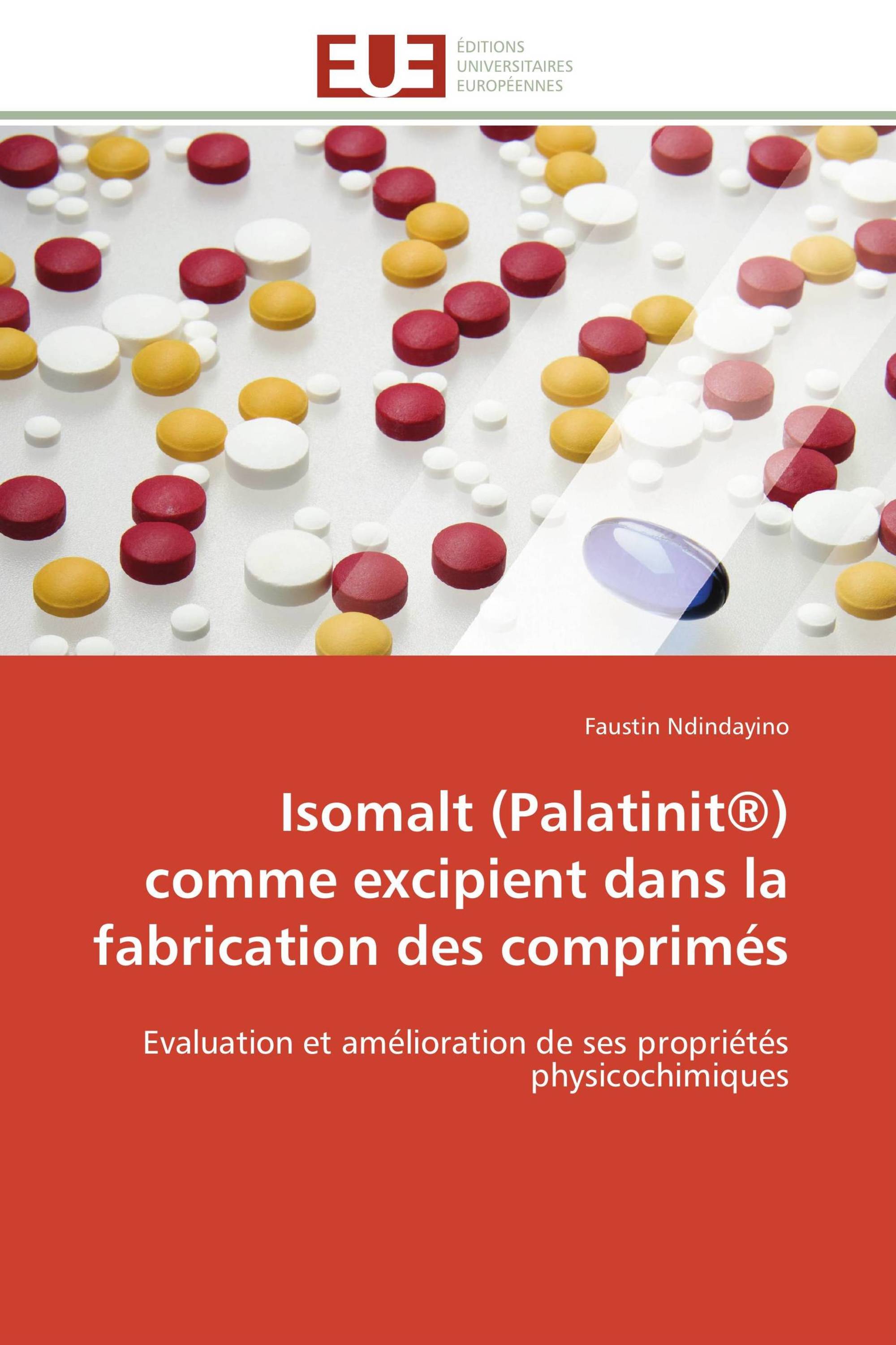 Isomalt (Palatinit®) comme excipient dans la fabrication des comprimés