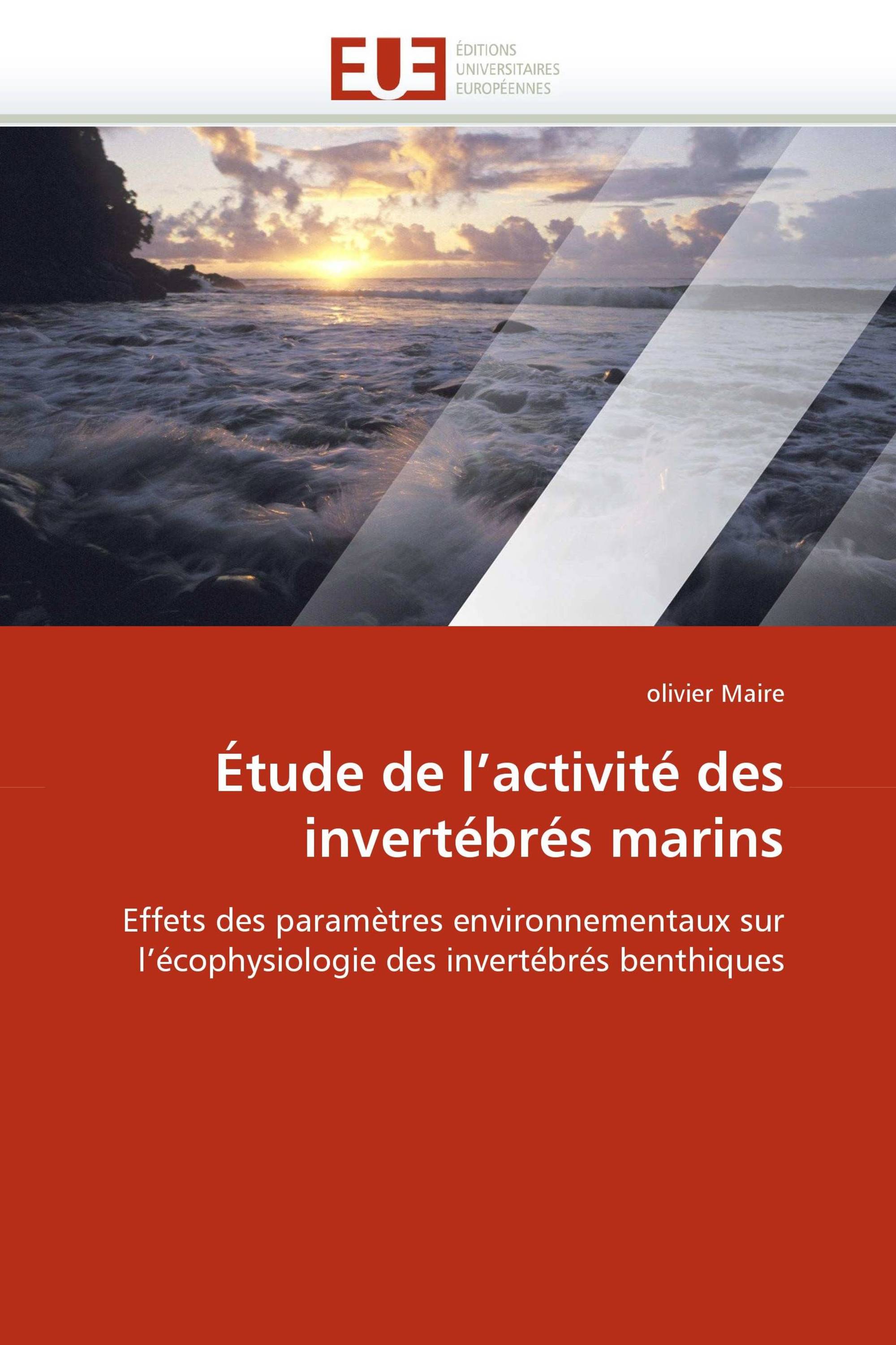 Étude de l'activité des invertébrés marins