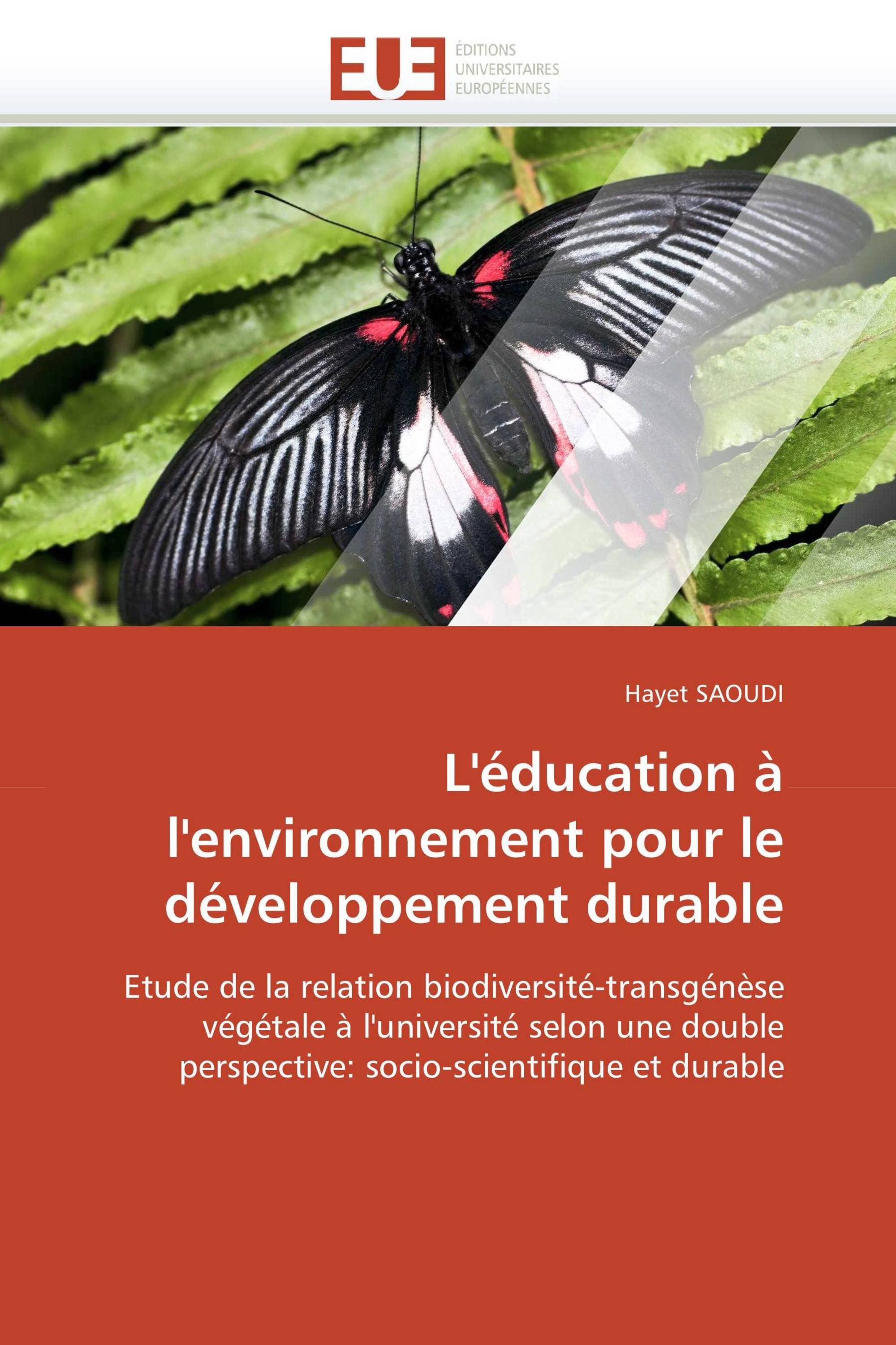 L'éducation à l'environnement pour le développement durable