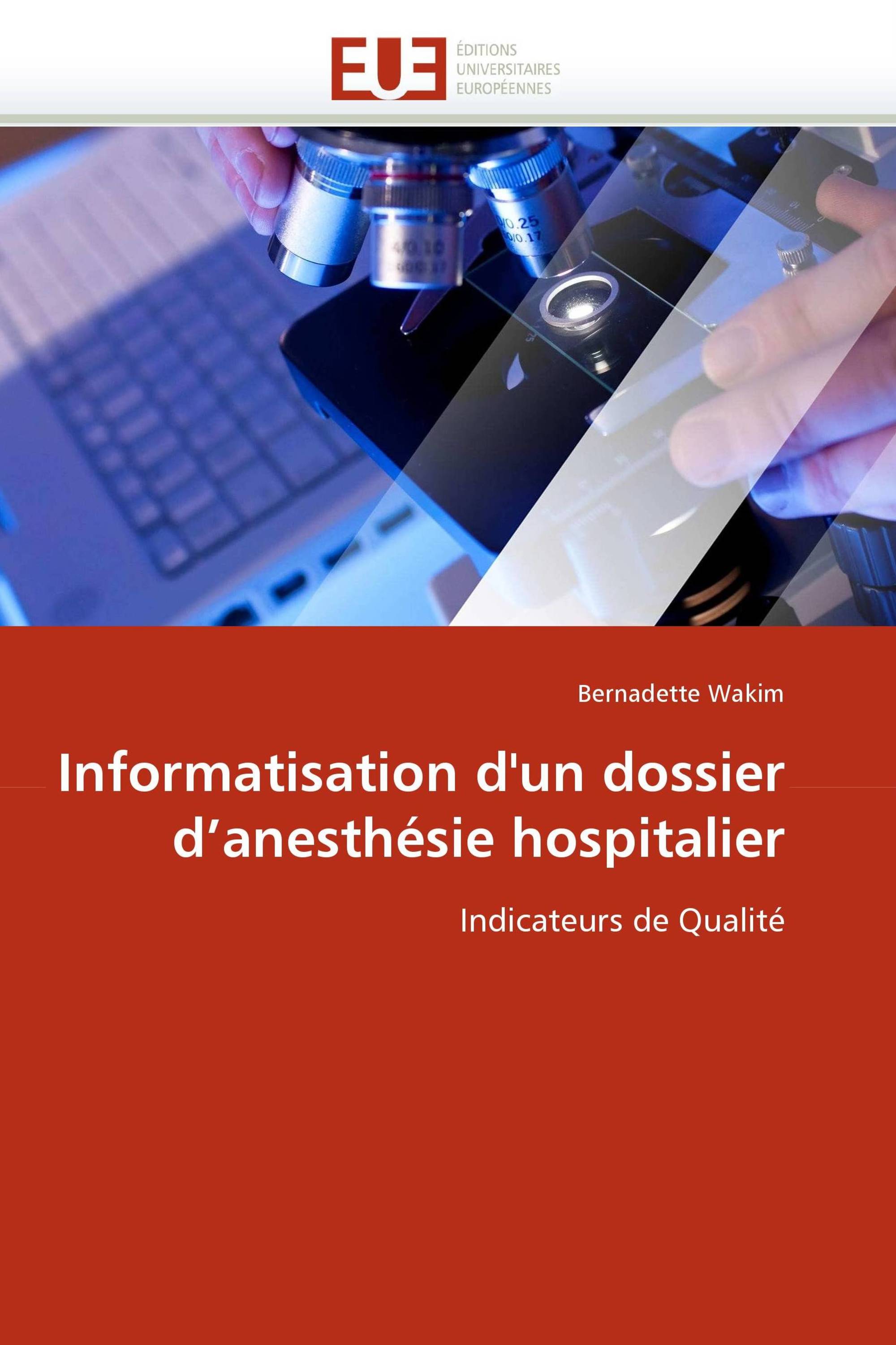 Informatisation d'un dossier d'anesthésie hospitalier