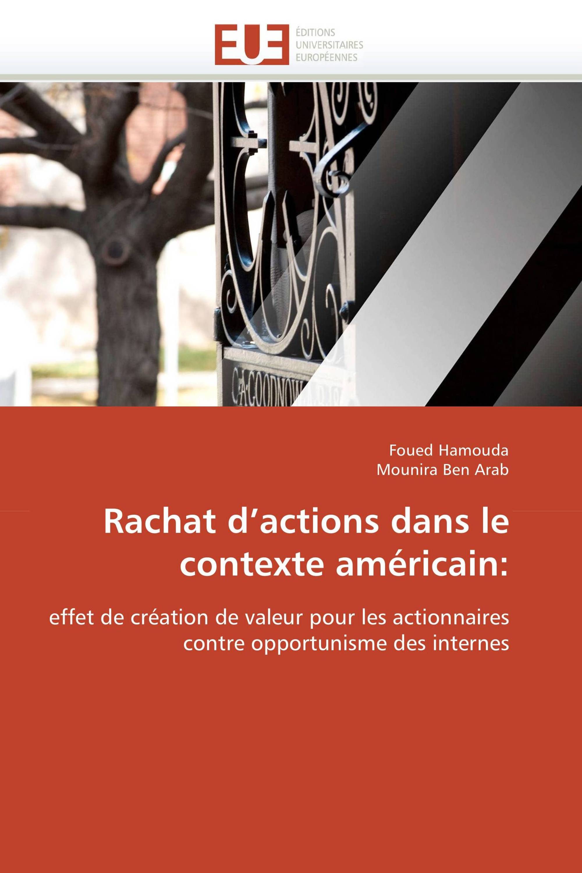 Rachat d’actions dans le contexte américain: