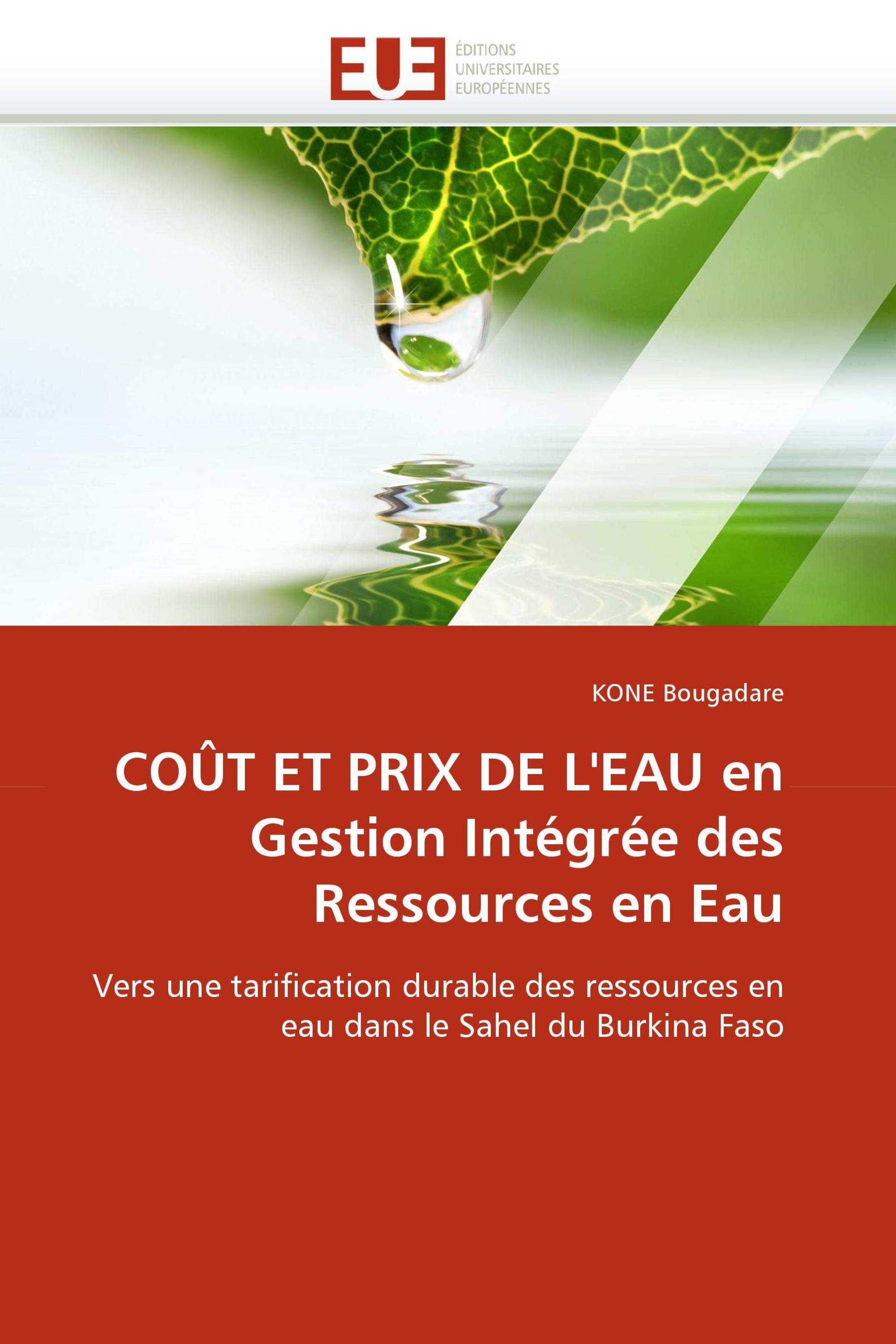 COÛT ET PRIX DE L'EAU en  Gestion Intégrée des Ressources en Eau