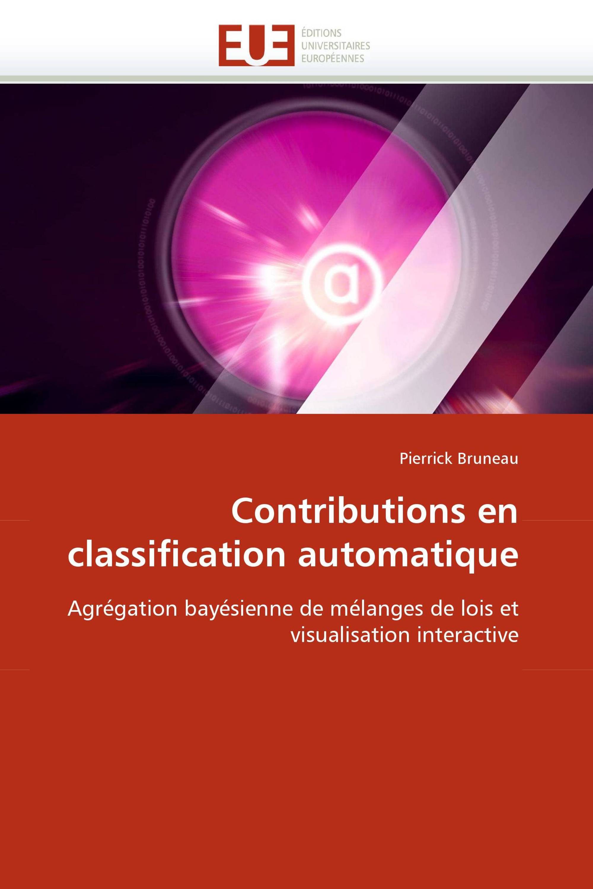 Contributions en classification automatique