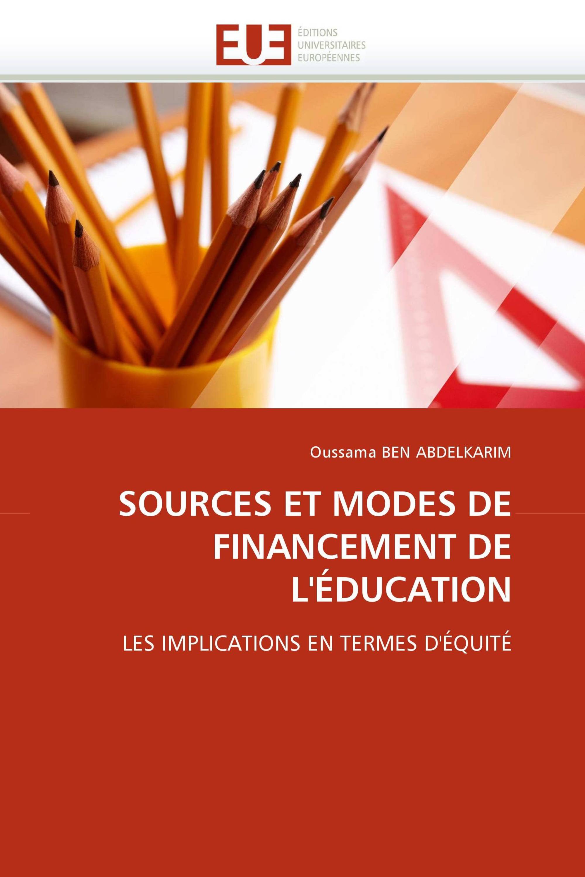 SOURCES ET MODES DE FINANCEMENT DE L'ÉDUCATION