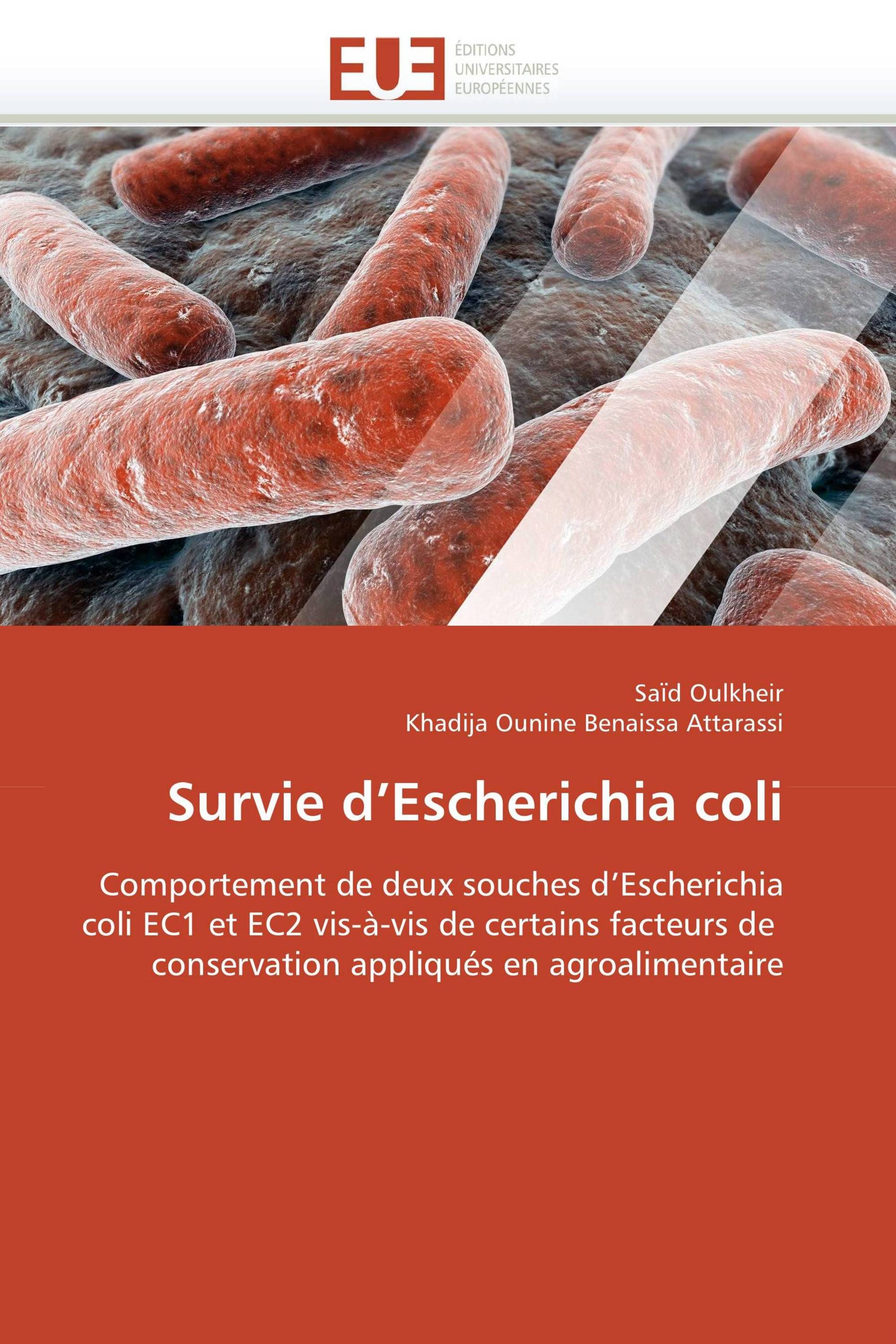 Survie d’Escherichia coli