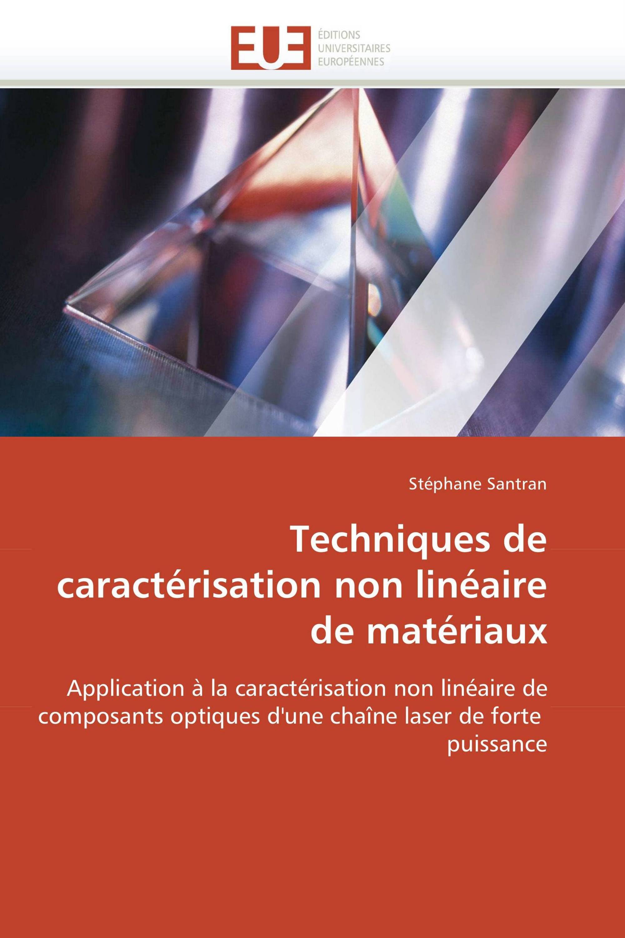 Techniques de caractérisation non linéaire de matériaux