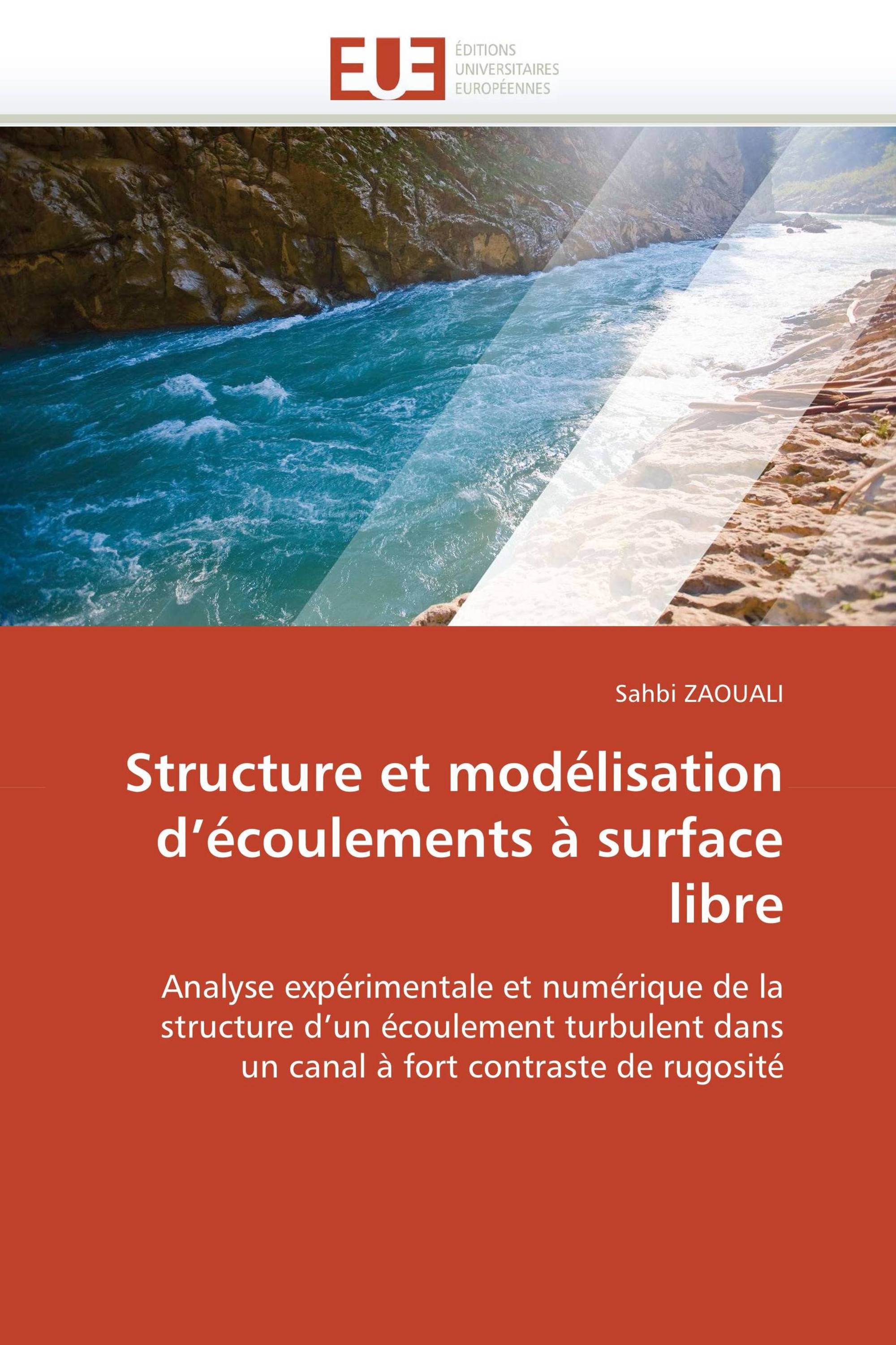 Structure et modélisation d’écoulements à surface libre