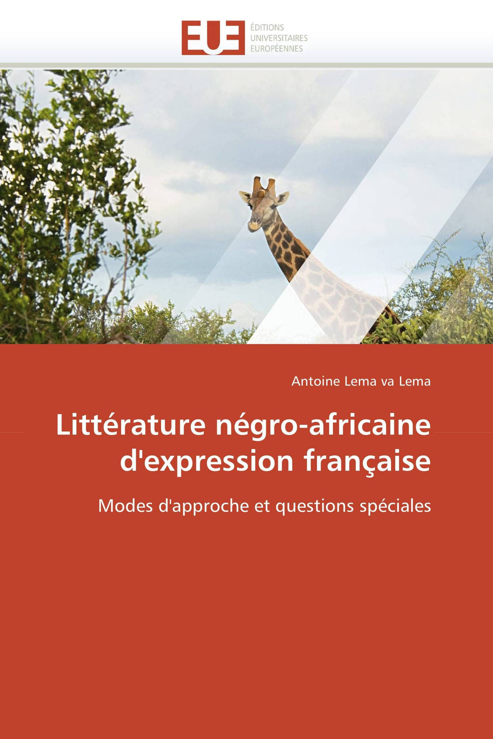 Littérature négro-africaine d'expression française