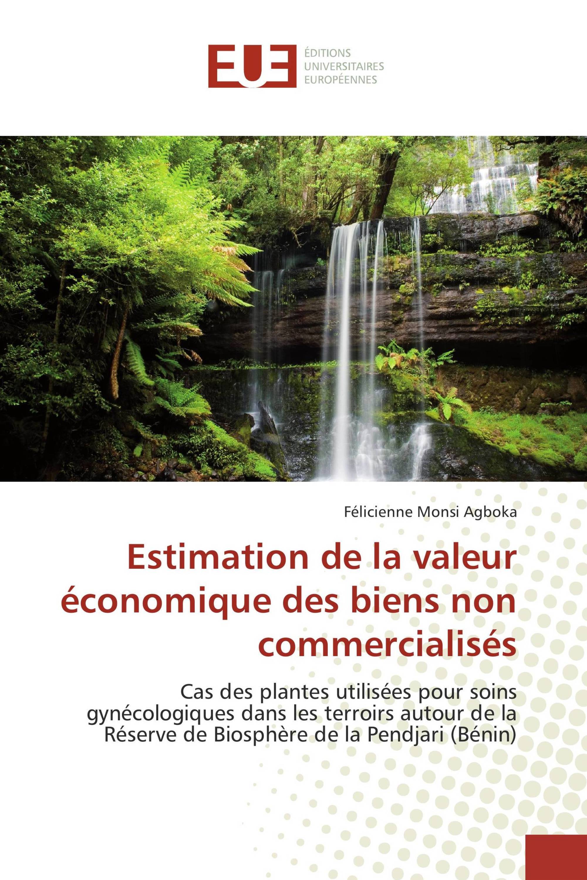 Estimation de la valeur économique des biens non commercialisés