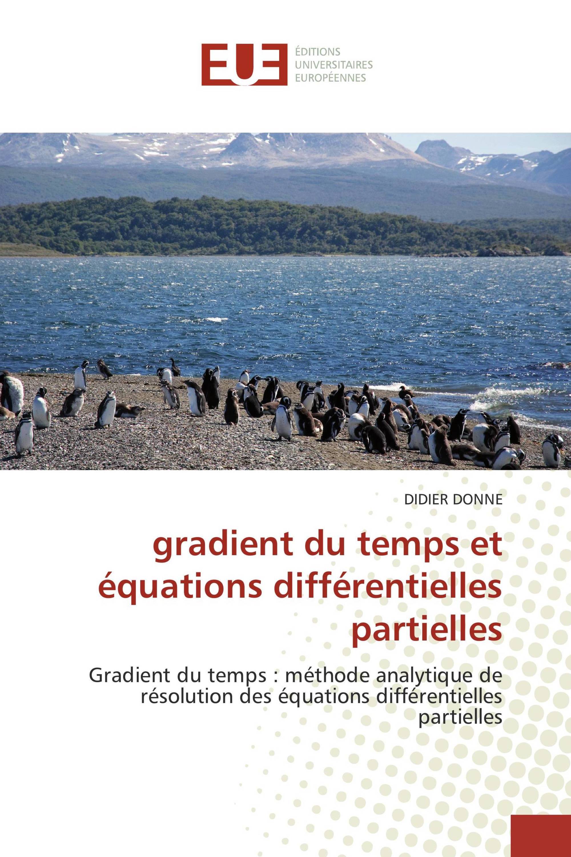 gradient du temps et équations différentielles partielles