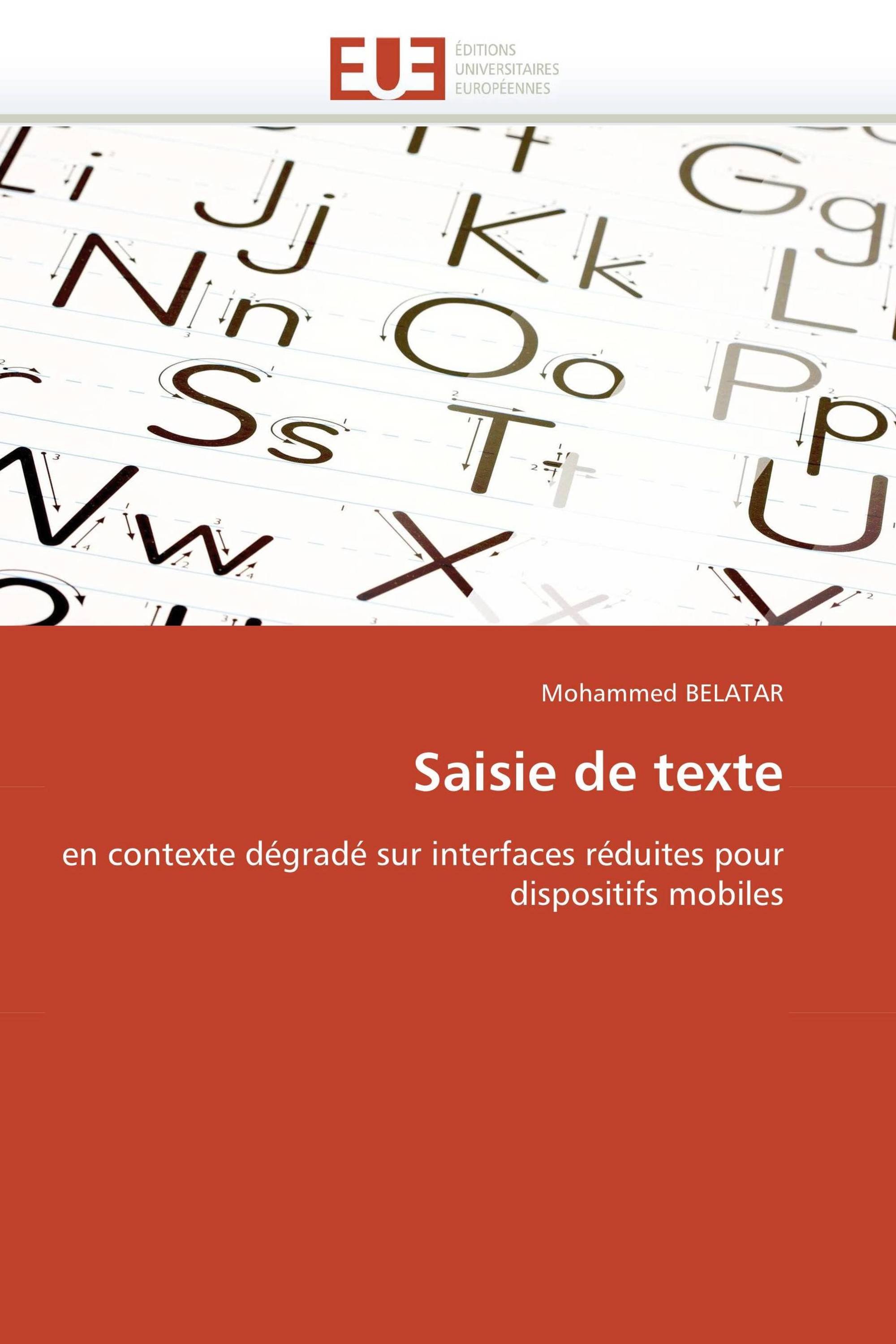 Saisie de texte