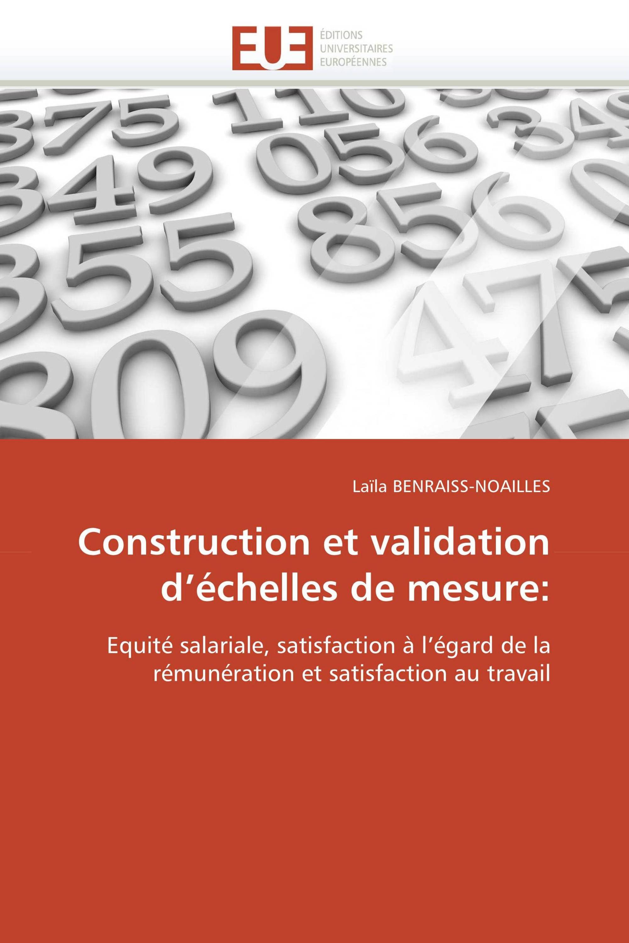 Construction et validation d’échelles de mesure: