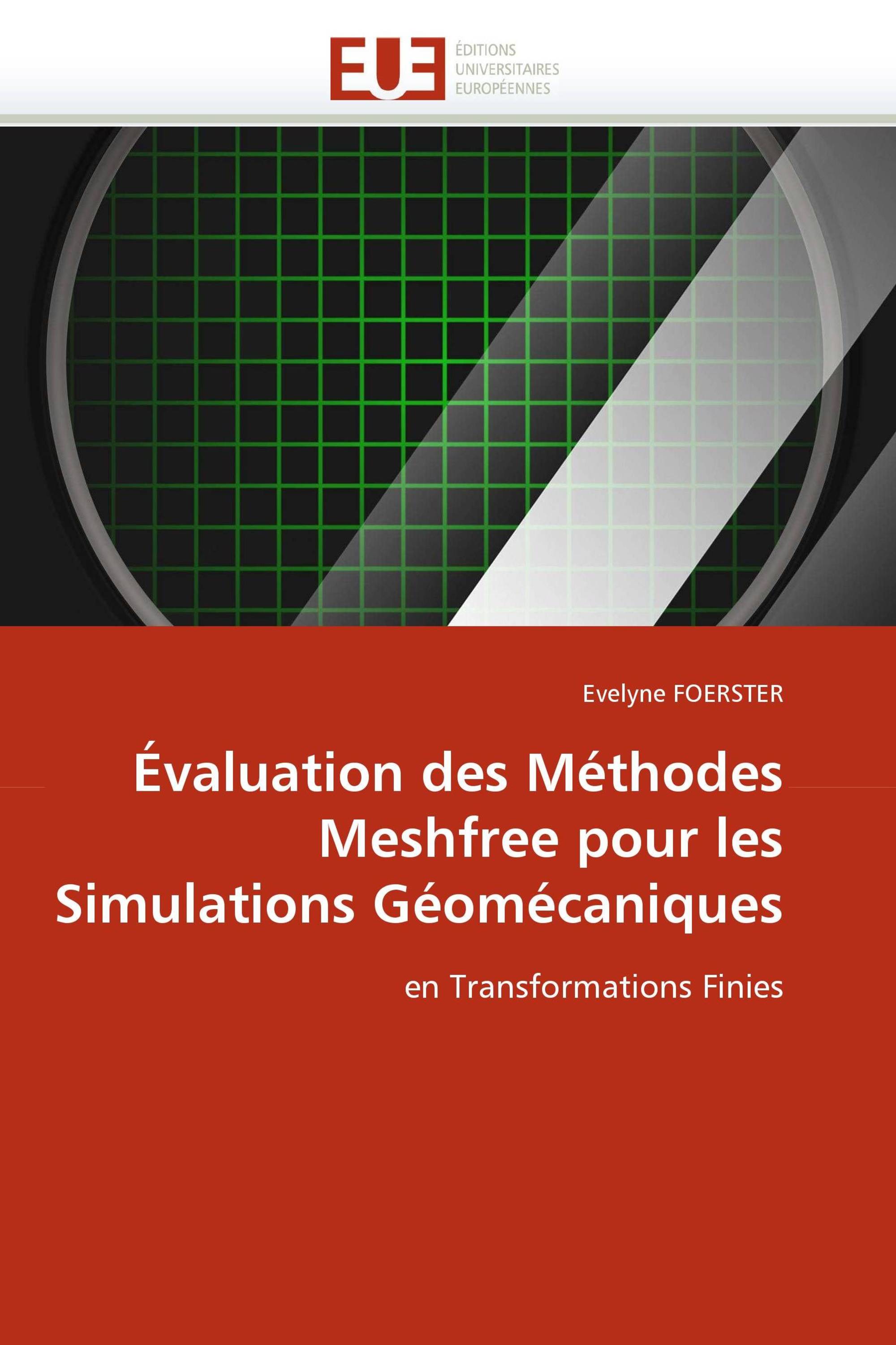 Évaluation des Méthodes Meshfree pour les Simulations Géomécaniques