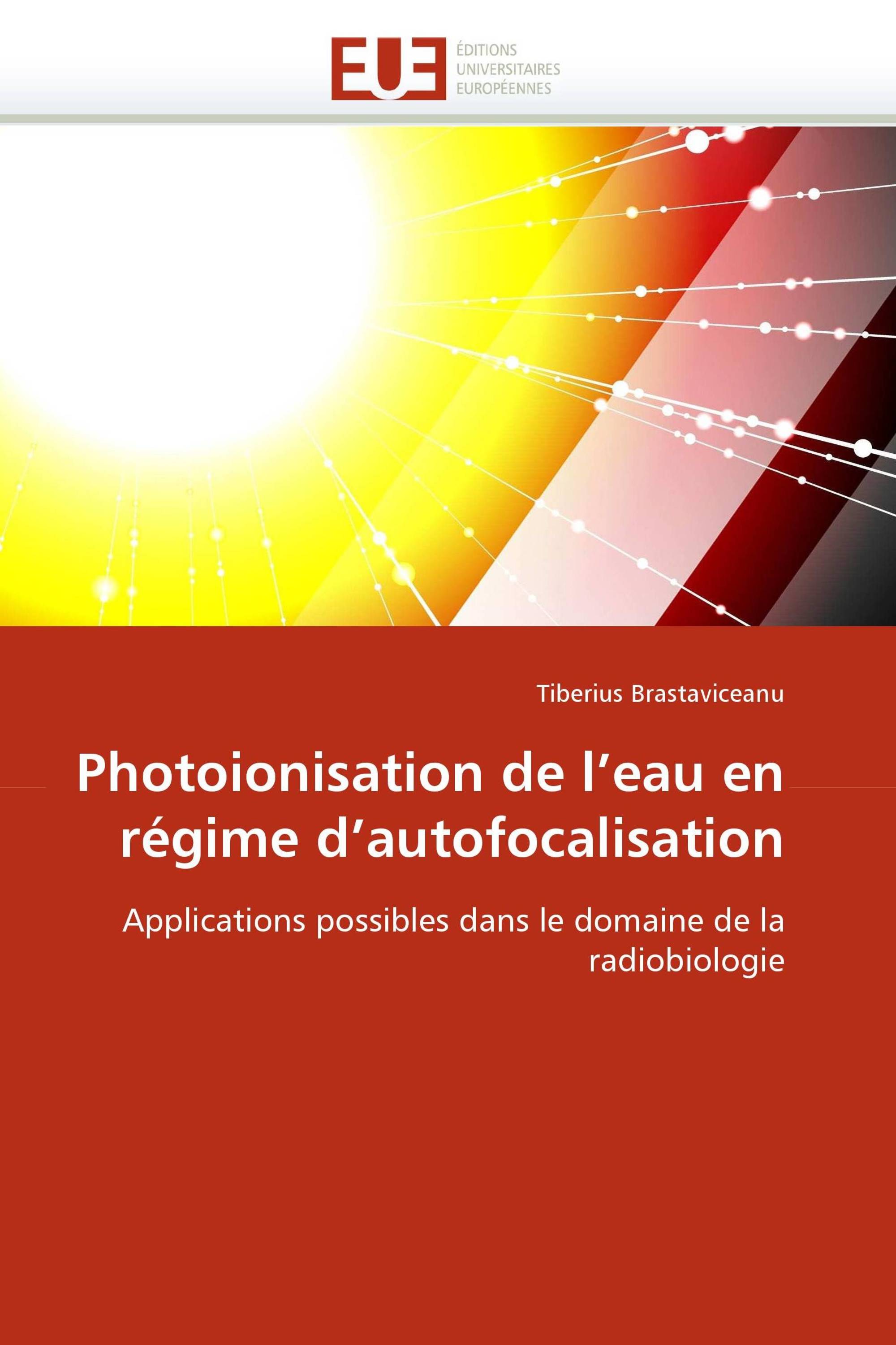 Photoionisation de l'eau en régime d'autofocalisation