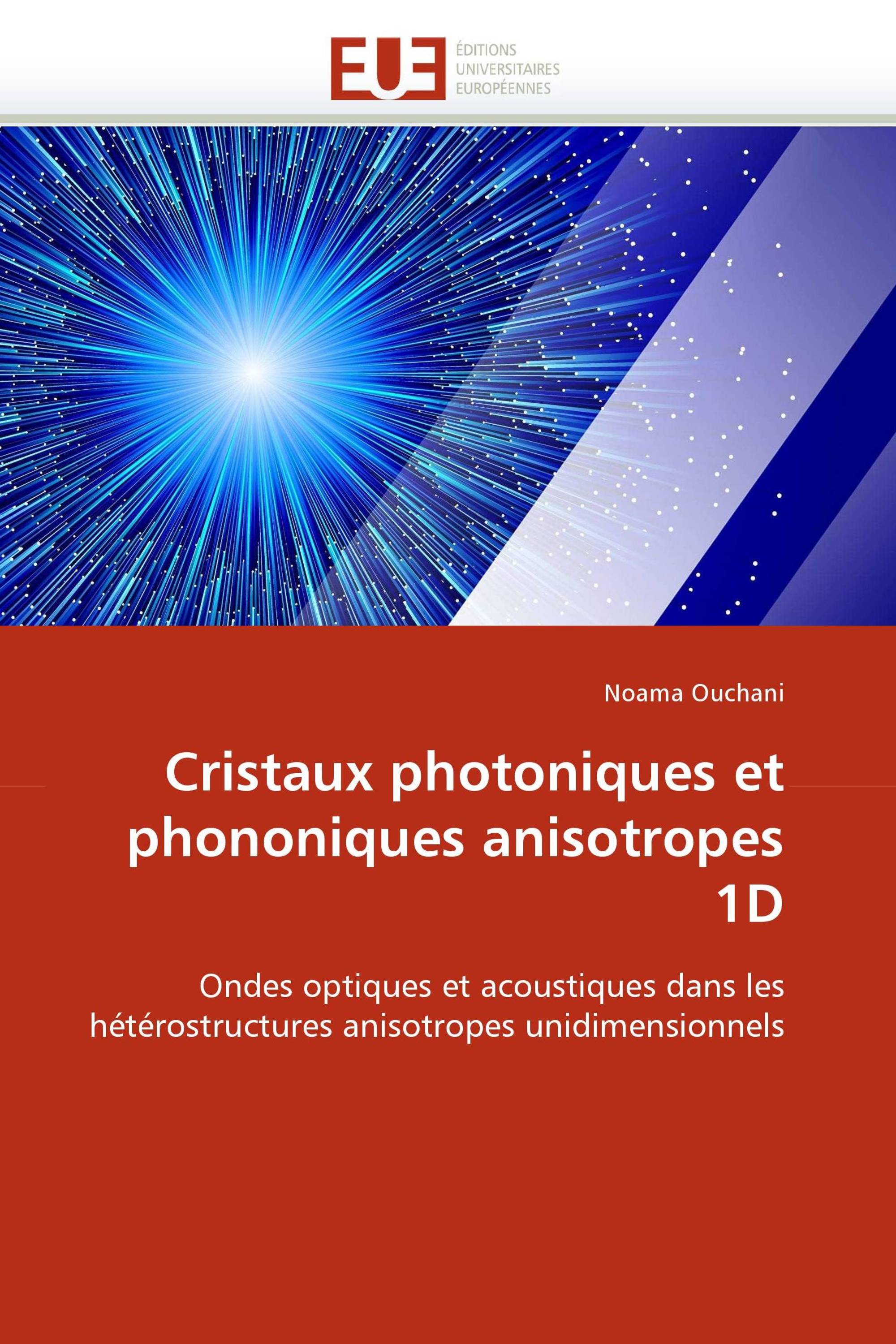 Cristaux photoniques et phononiques anisotropes 1D