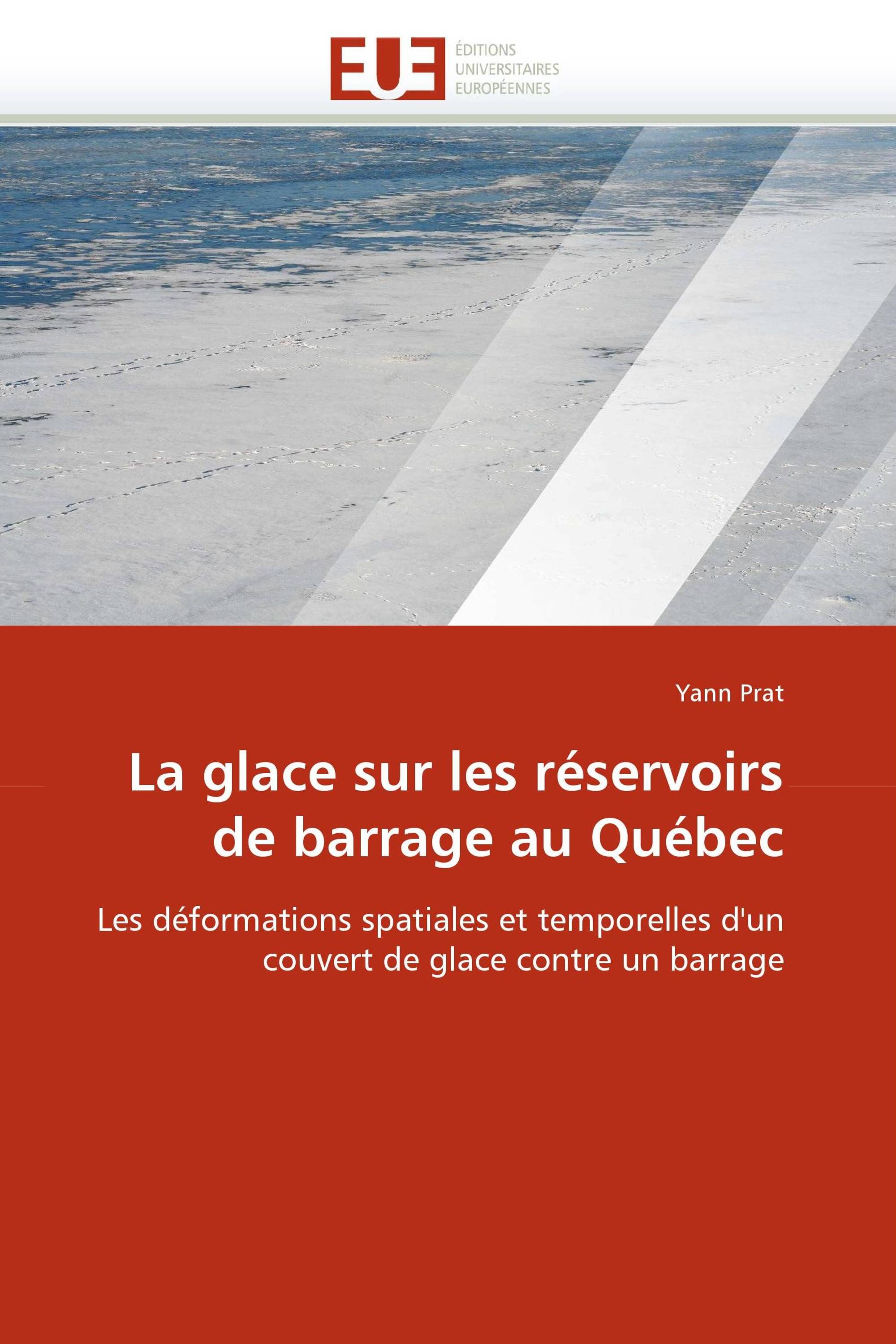 La glace sur les réservoirs de barrage au Québec