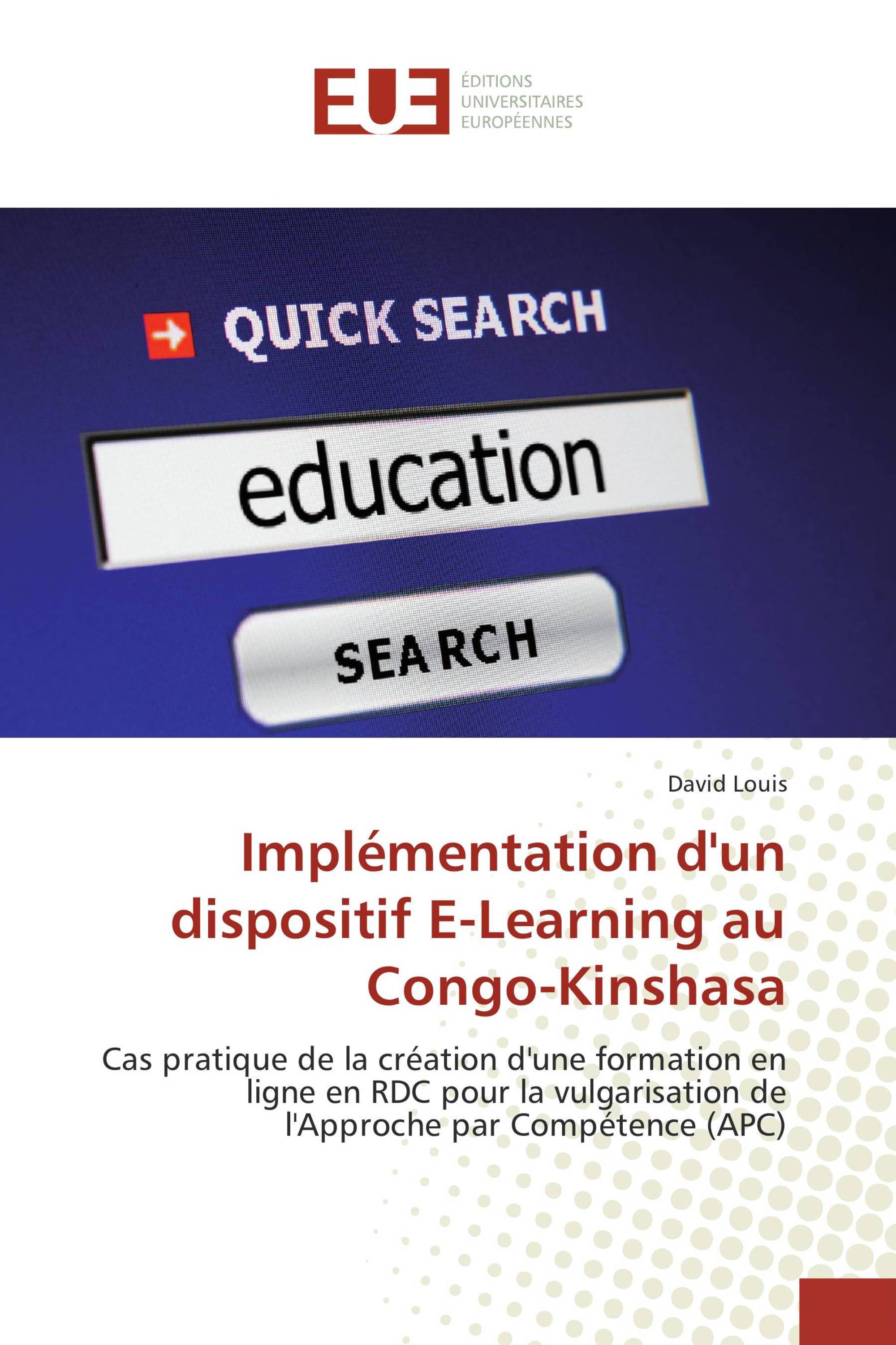 Implémentation d'un dispositif E-Learning au Congo-Kinshasa