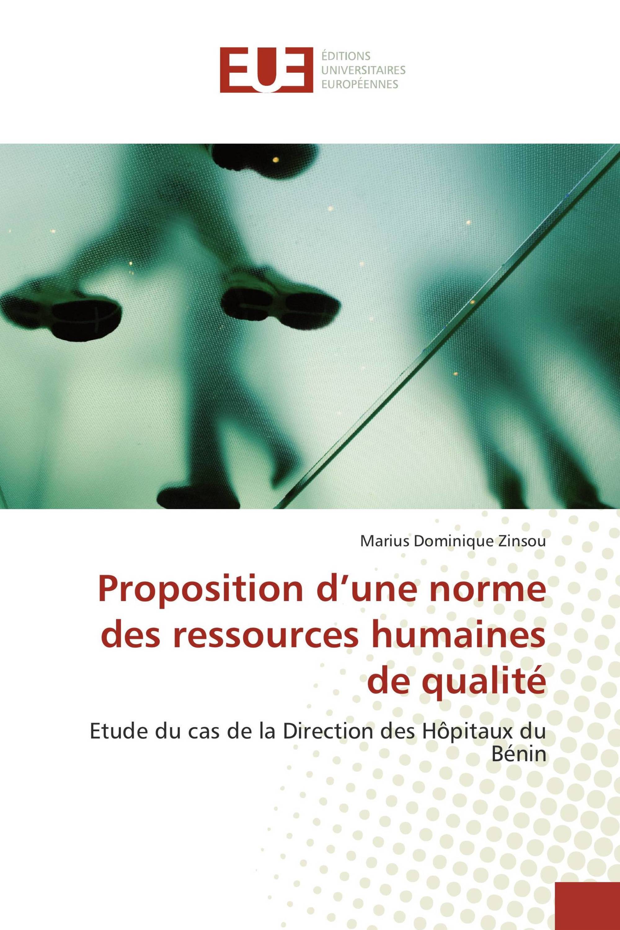 Proposition d’une norme des ressources humaines de qualité