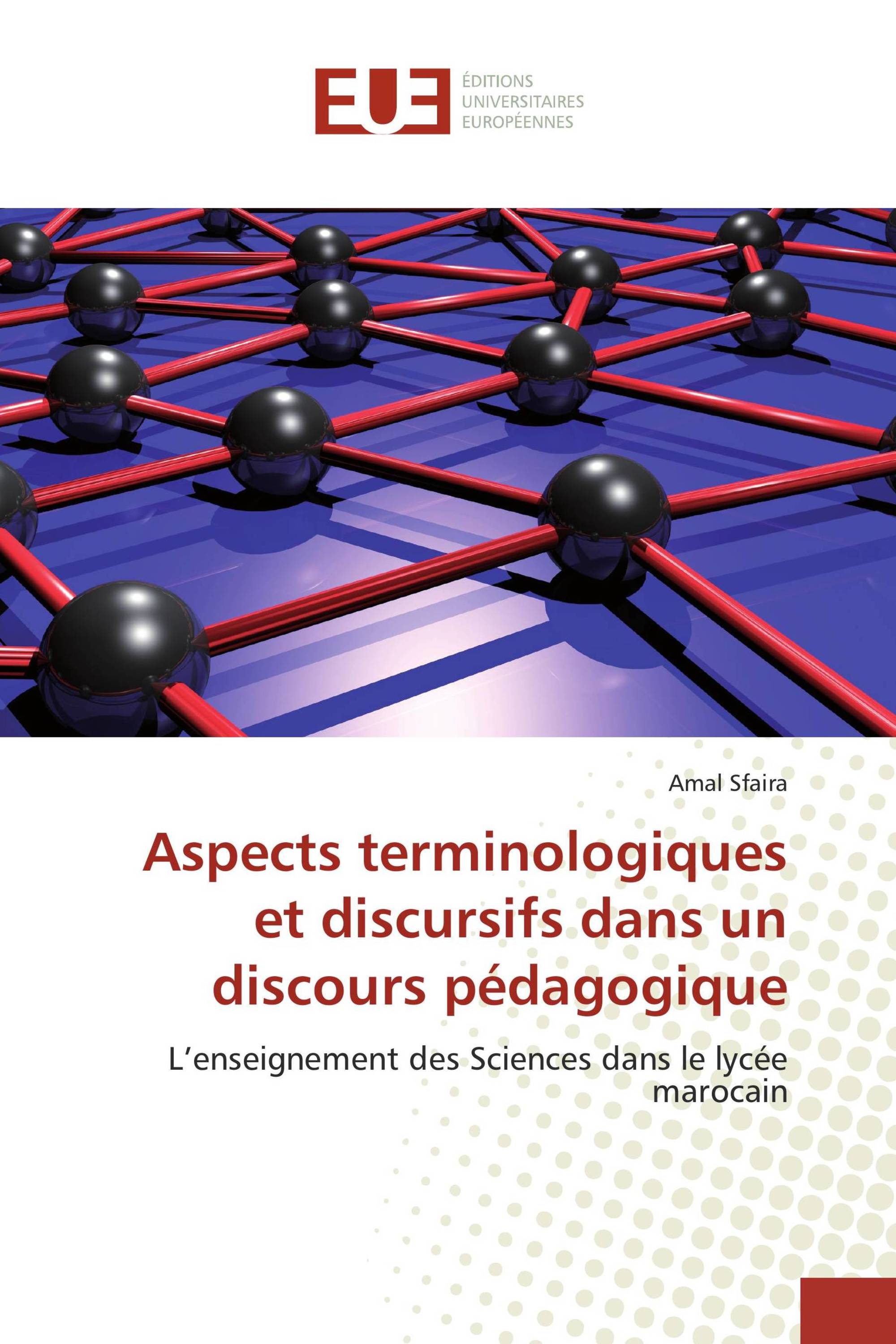 Aspects terminologiques et discursifs dans un discours pédagogique