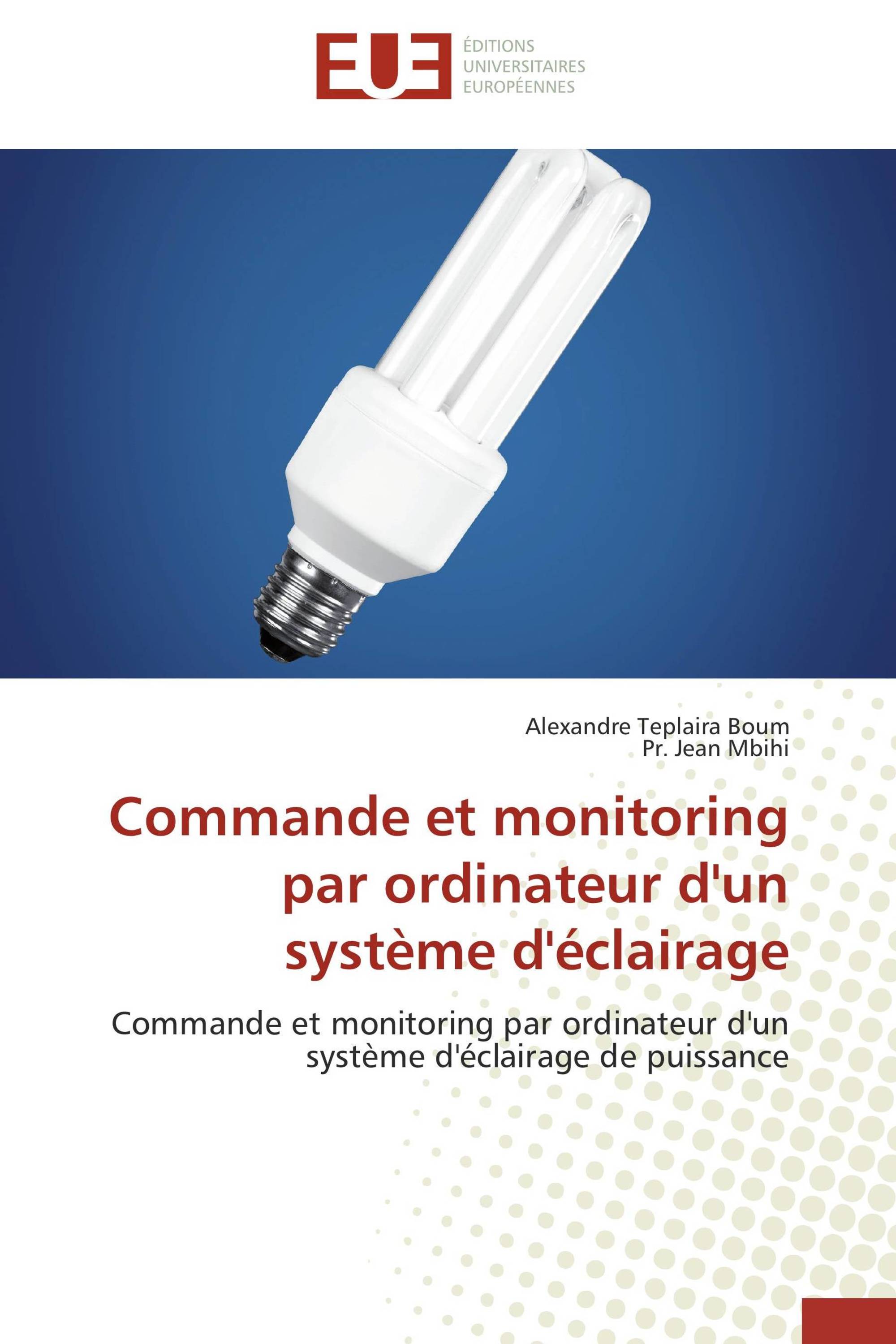 Commande et monitoring par ordinateur d'un système d'éclairage