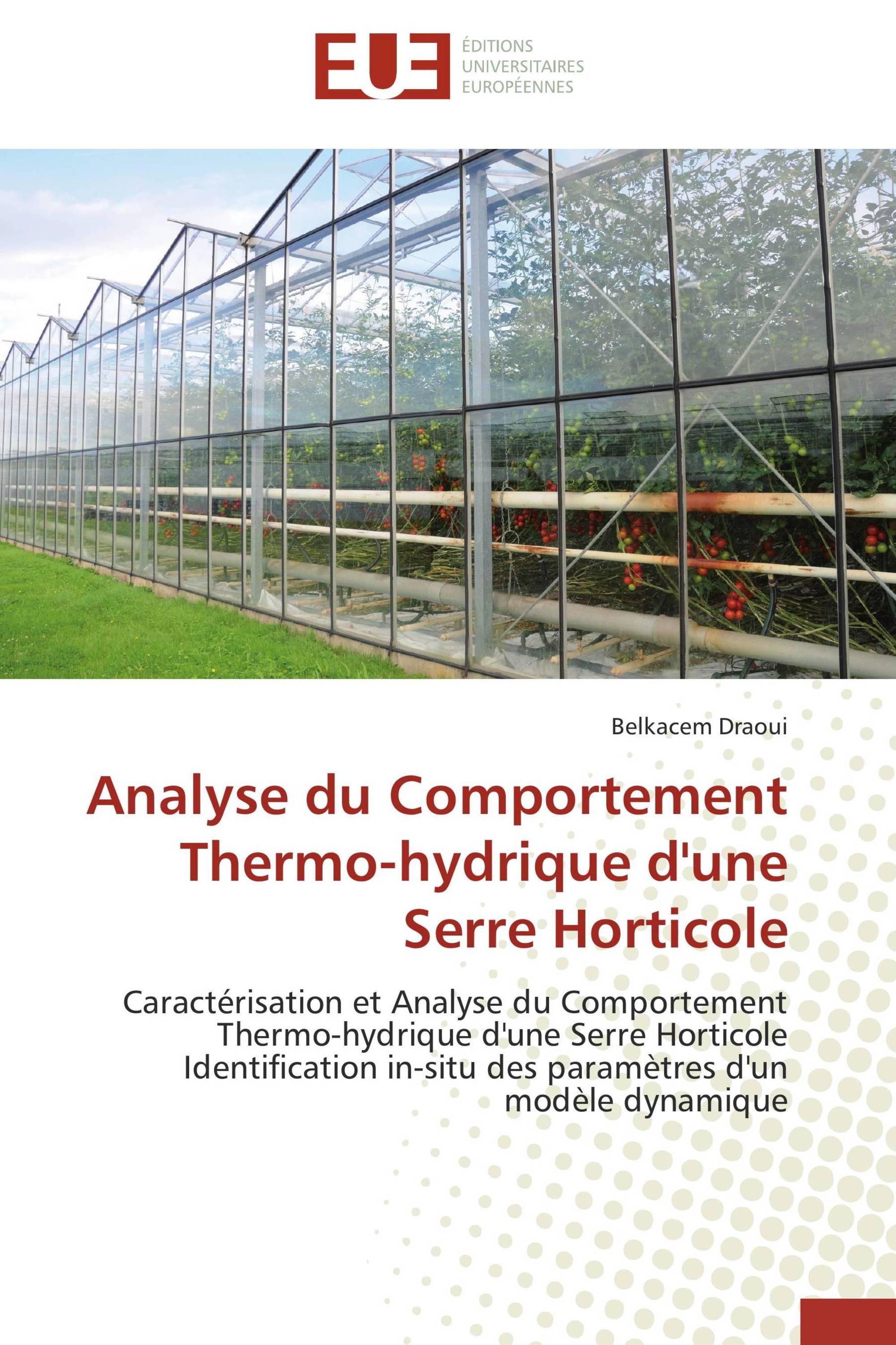 Analyse du Comportement Thermo-hydrique d'une Serre Horticole