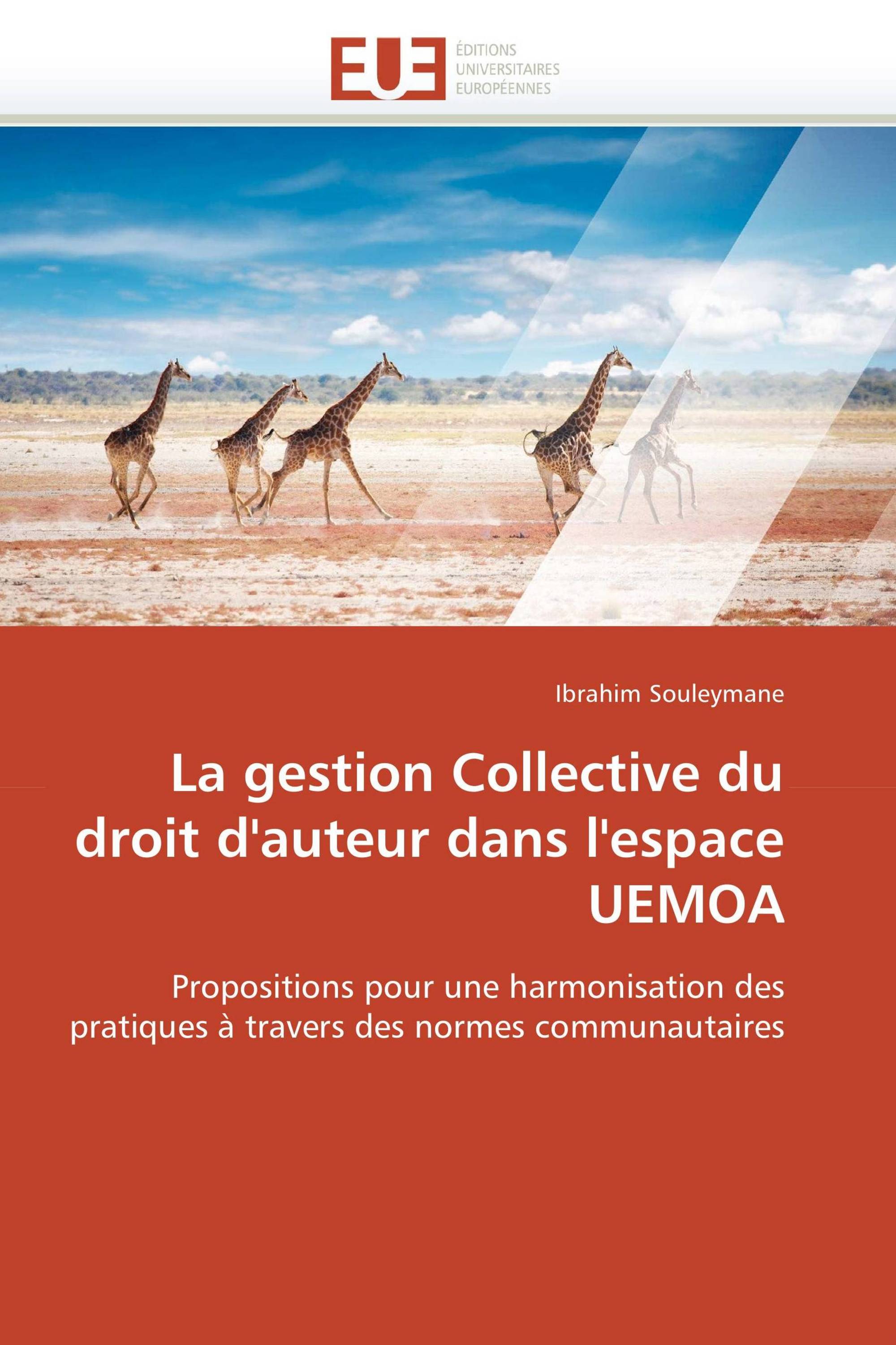 La gestion Collective du droit d'auteur dans l'espace UEMOA