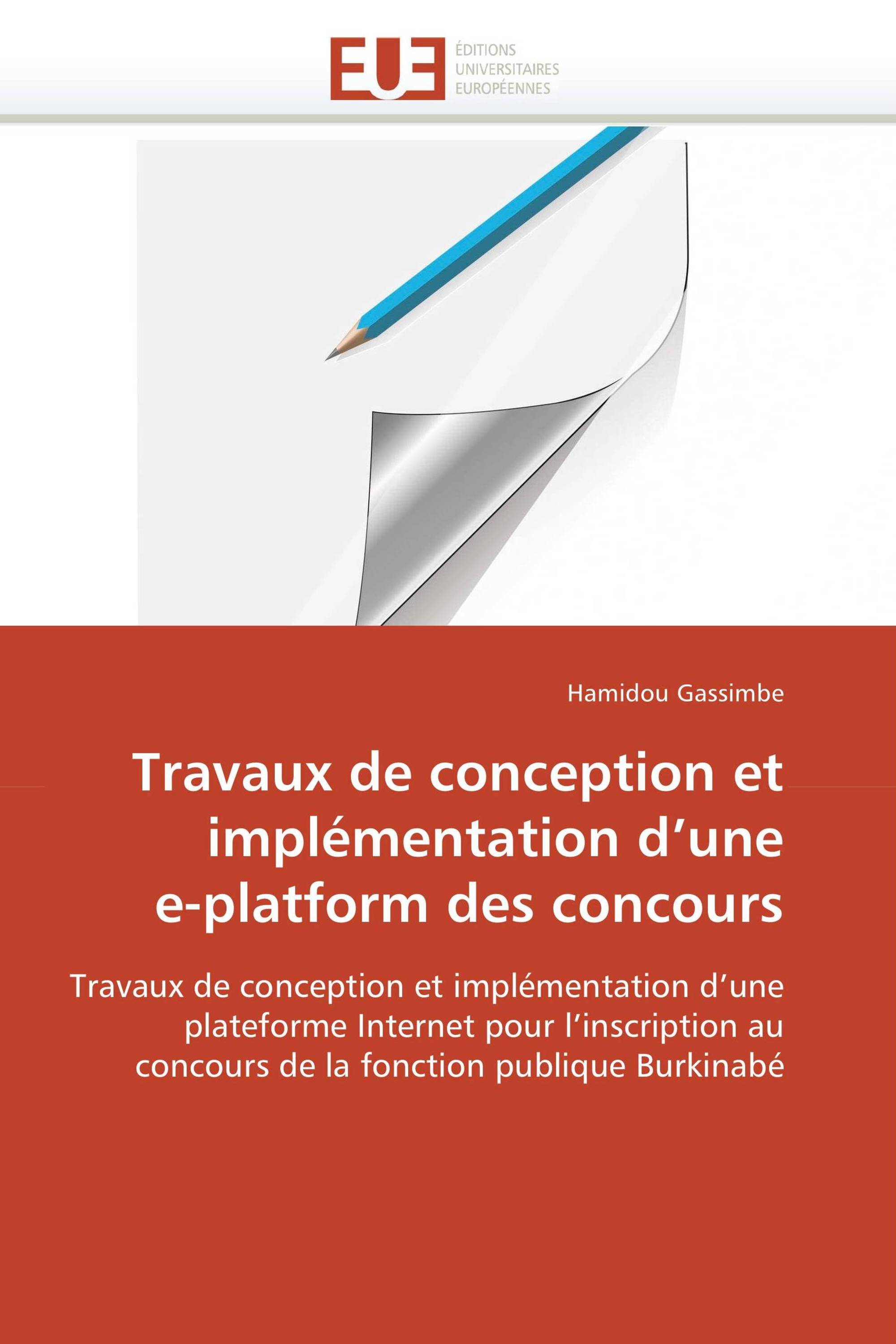 Travaux de conception et  implémentation d’une  e-platform des concours