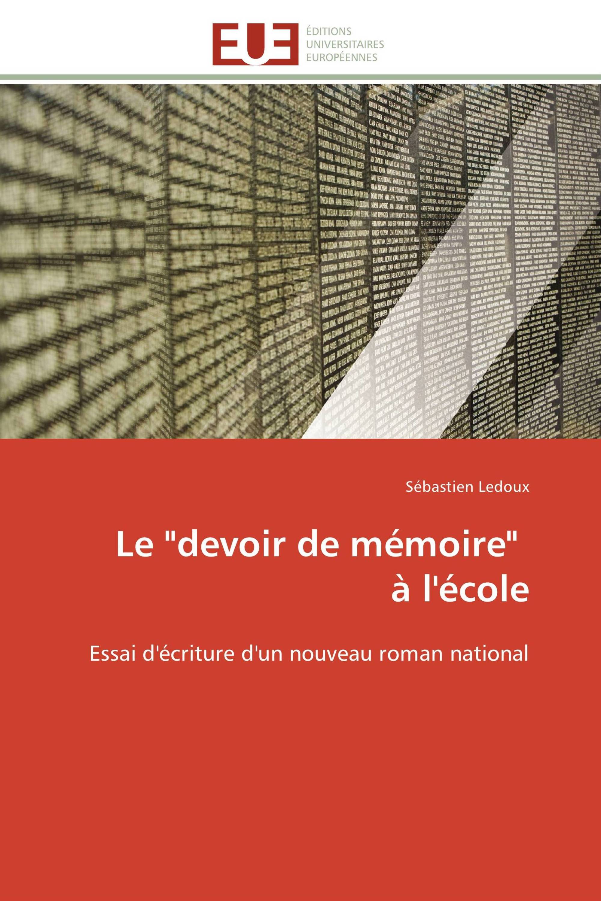 Le "devoir de mémoire"   à l'école