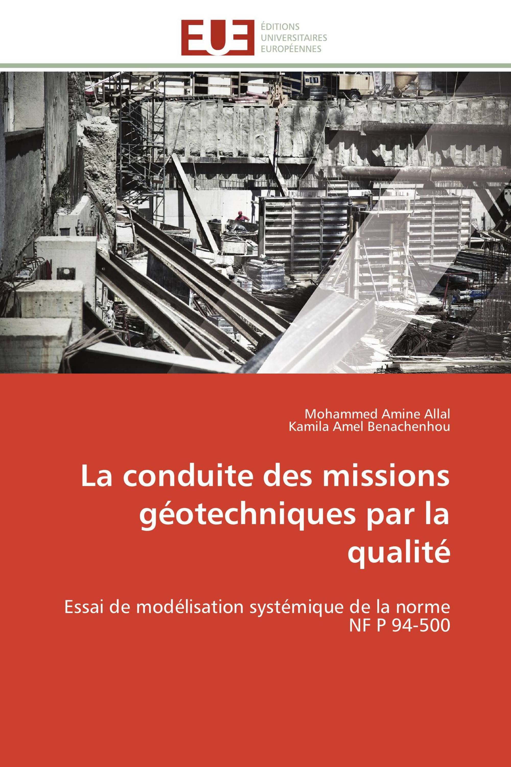 La conduite des missions géotechniques par la qualité