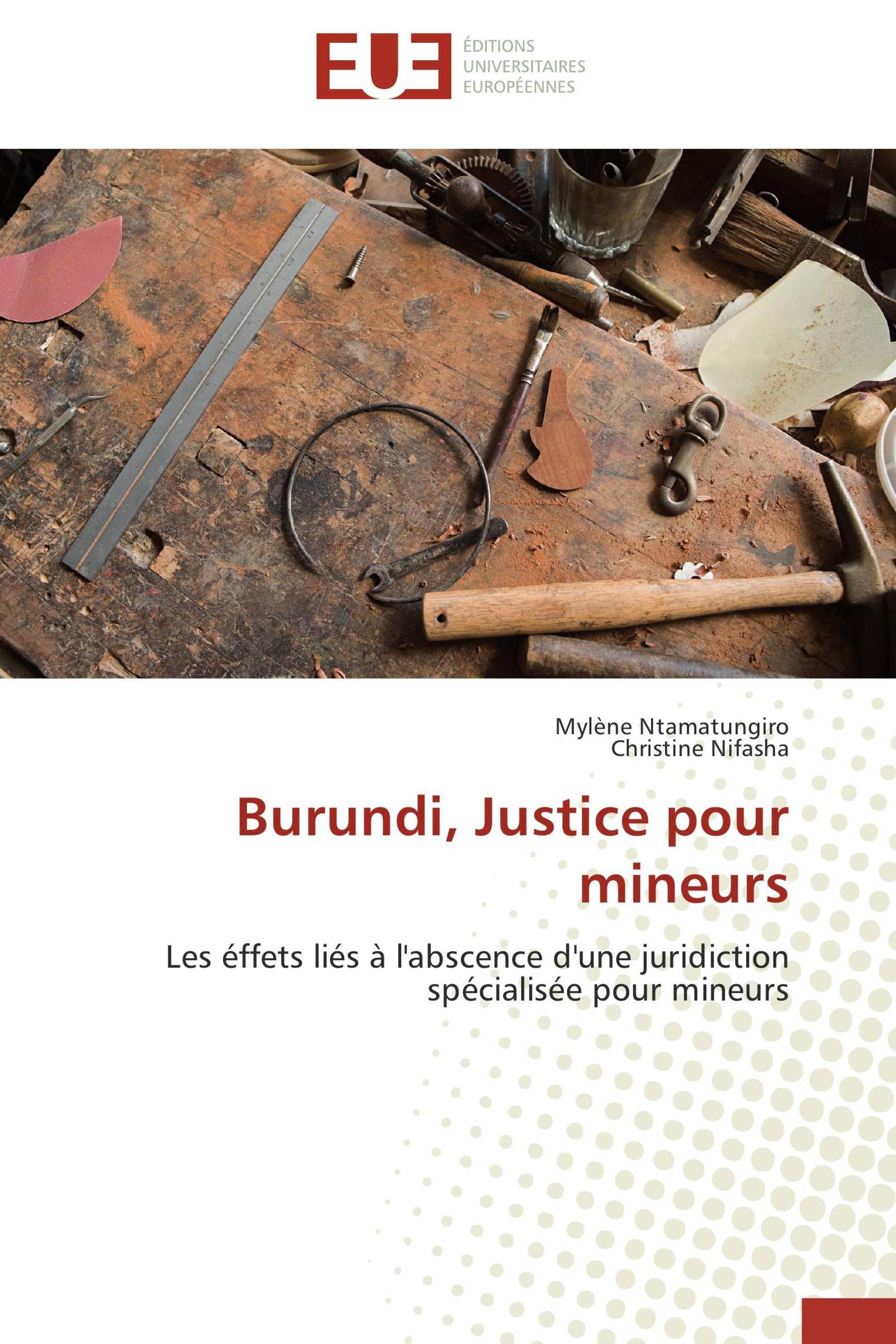 Burundi, Justice pour mineurs