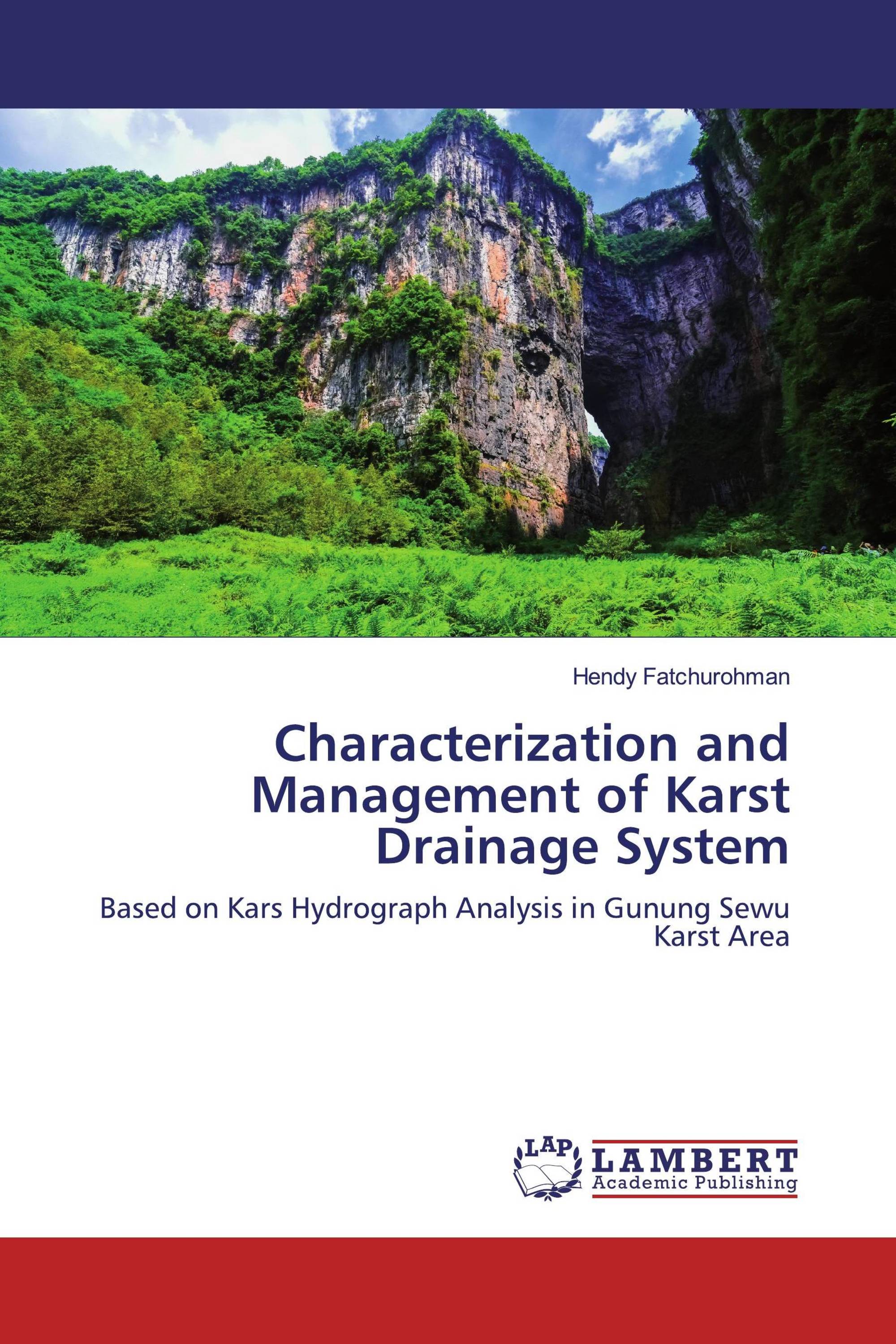 Characterization and Management of Karst Drainage System