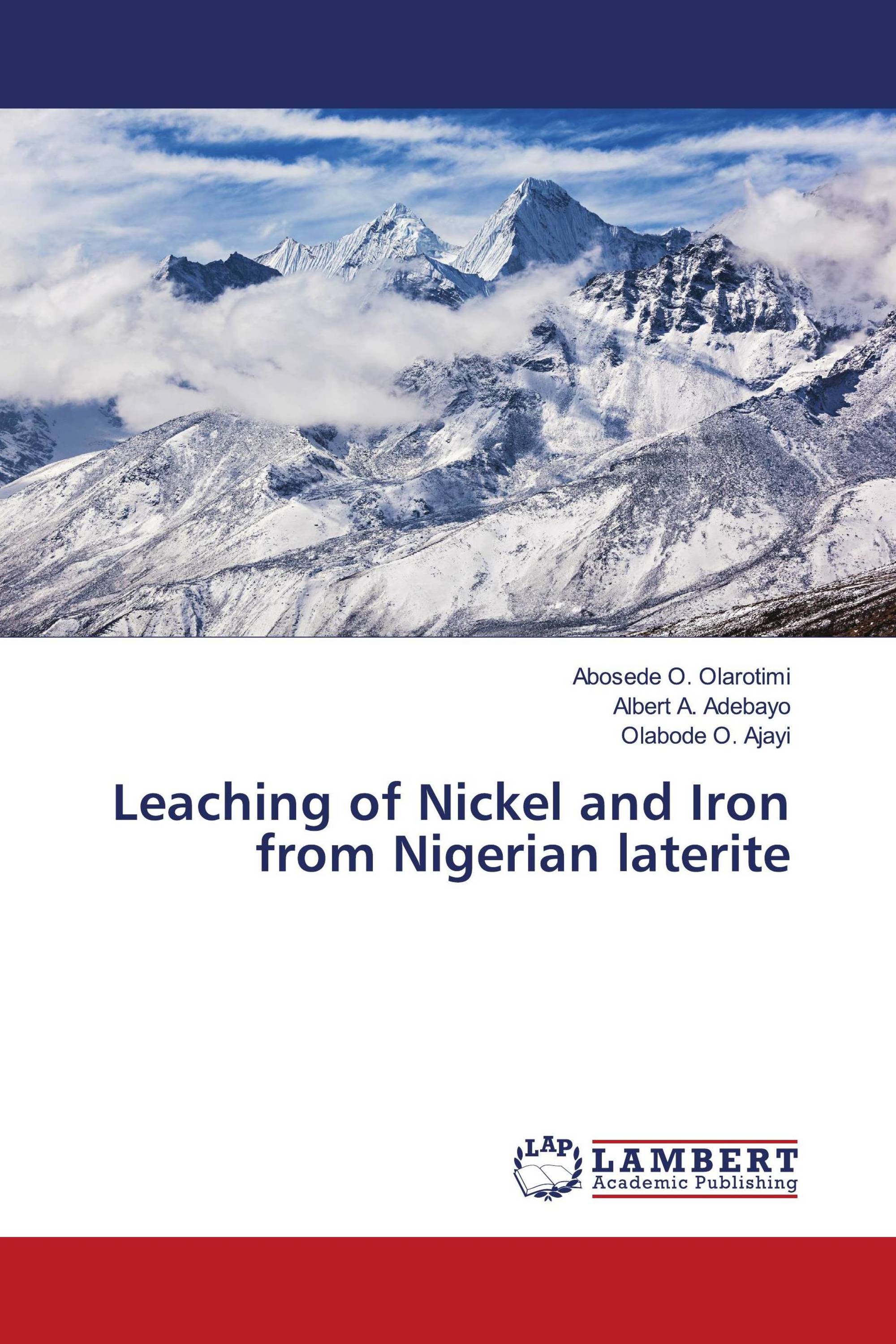 Leaching of Nickel and Iron from Nigerian laterite