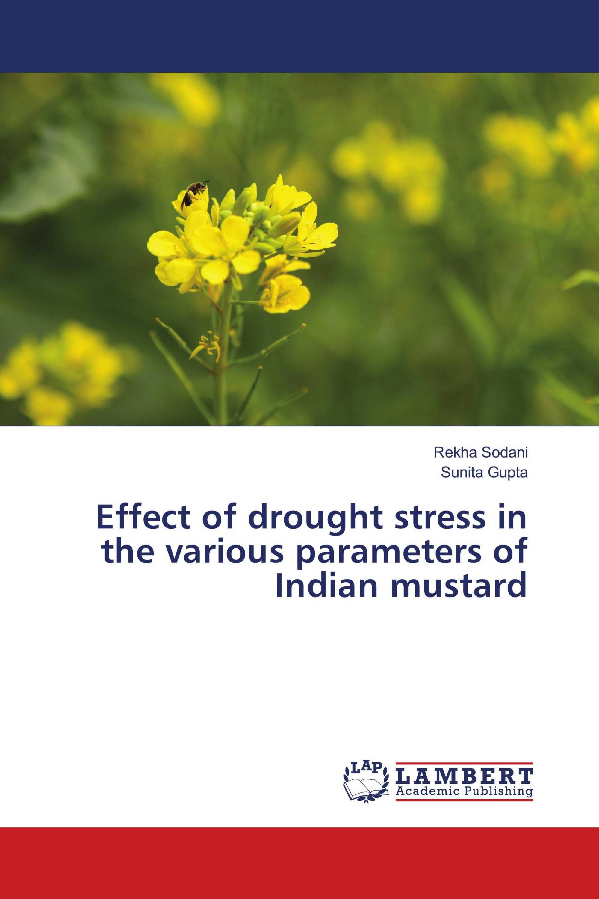 Effect of drought stress in the various parameters of Indian mustard