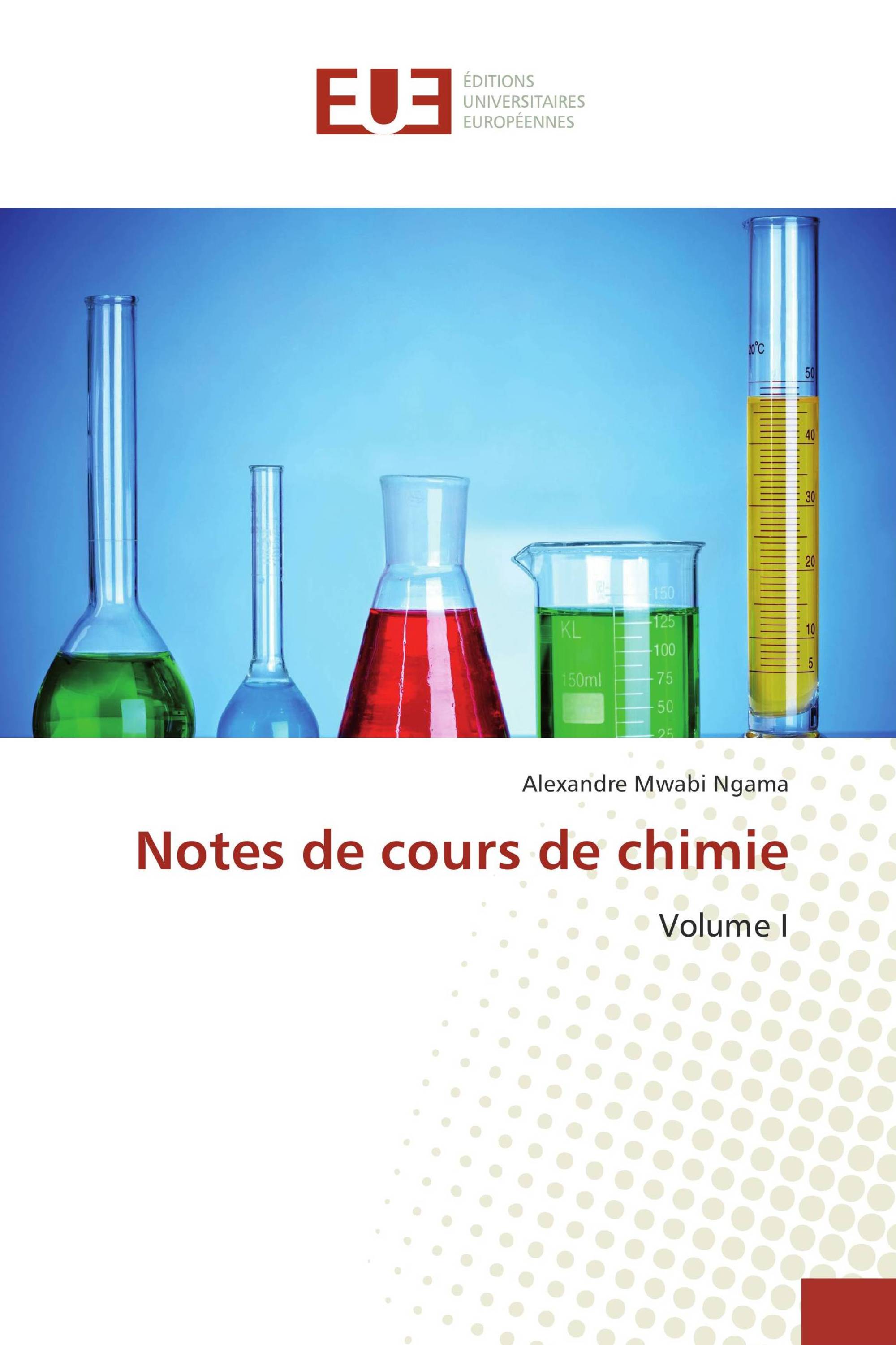 Notes de cours de chimie