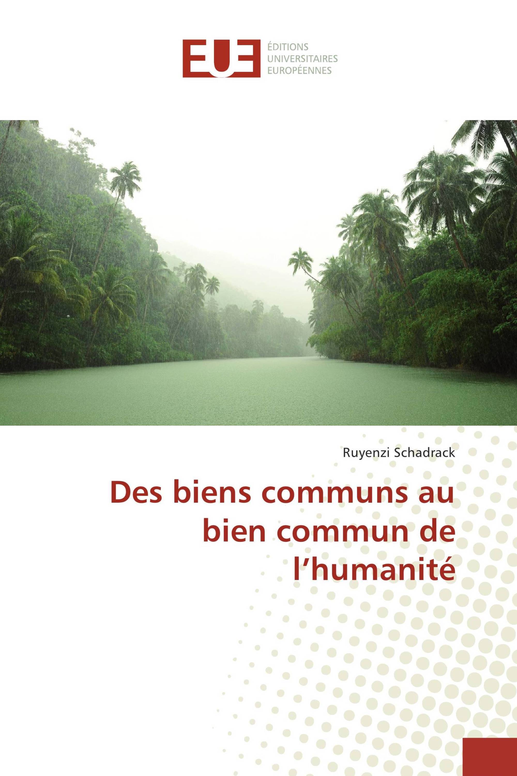 Des biens communs au bien commun de l’humanité