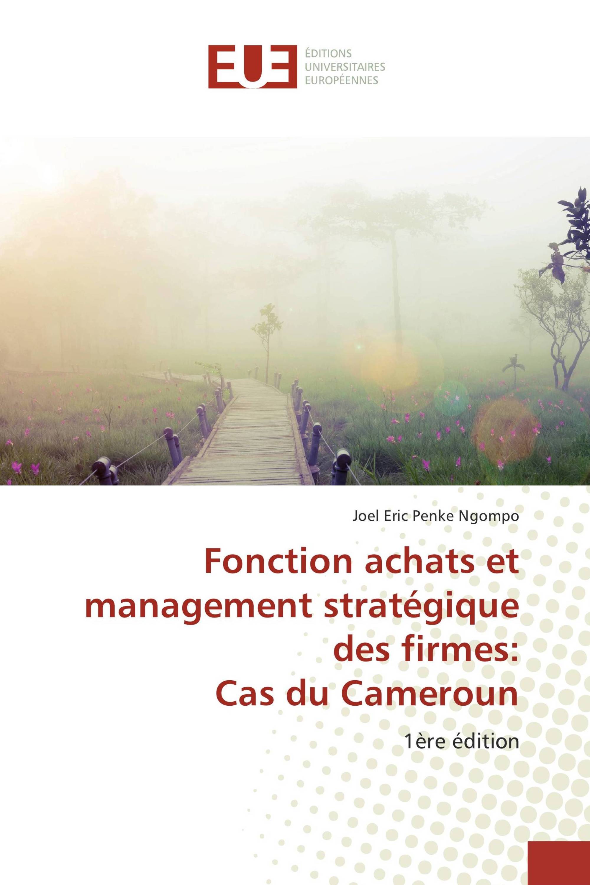 Fonction achats et management stratégique des firmes: Cas du Cameroun