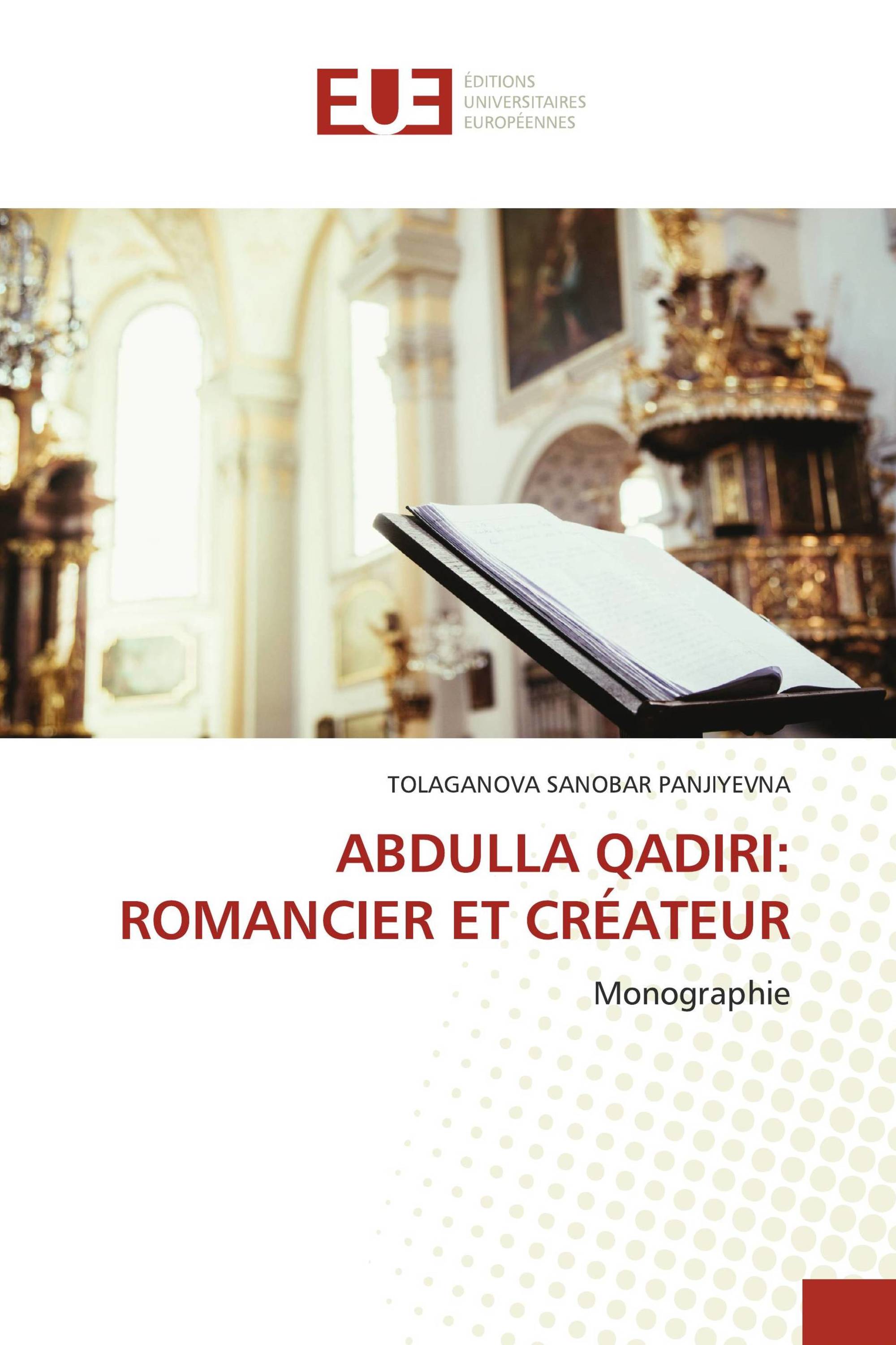 ABDULLA QADIRI: ROMANCIER ET CRÉATEUR