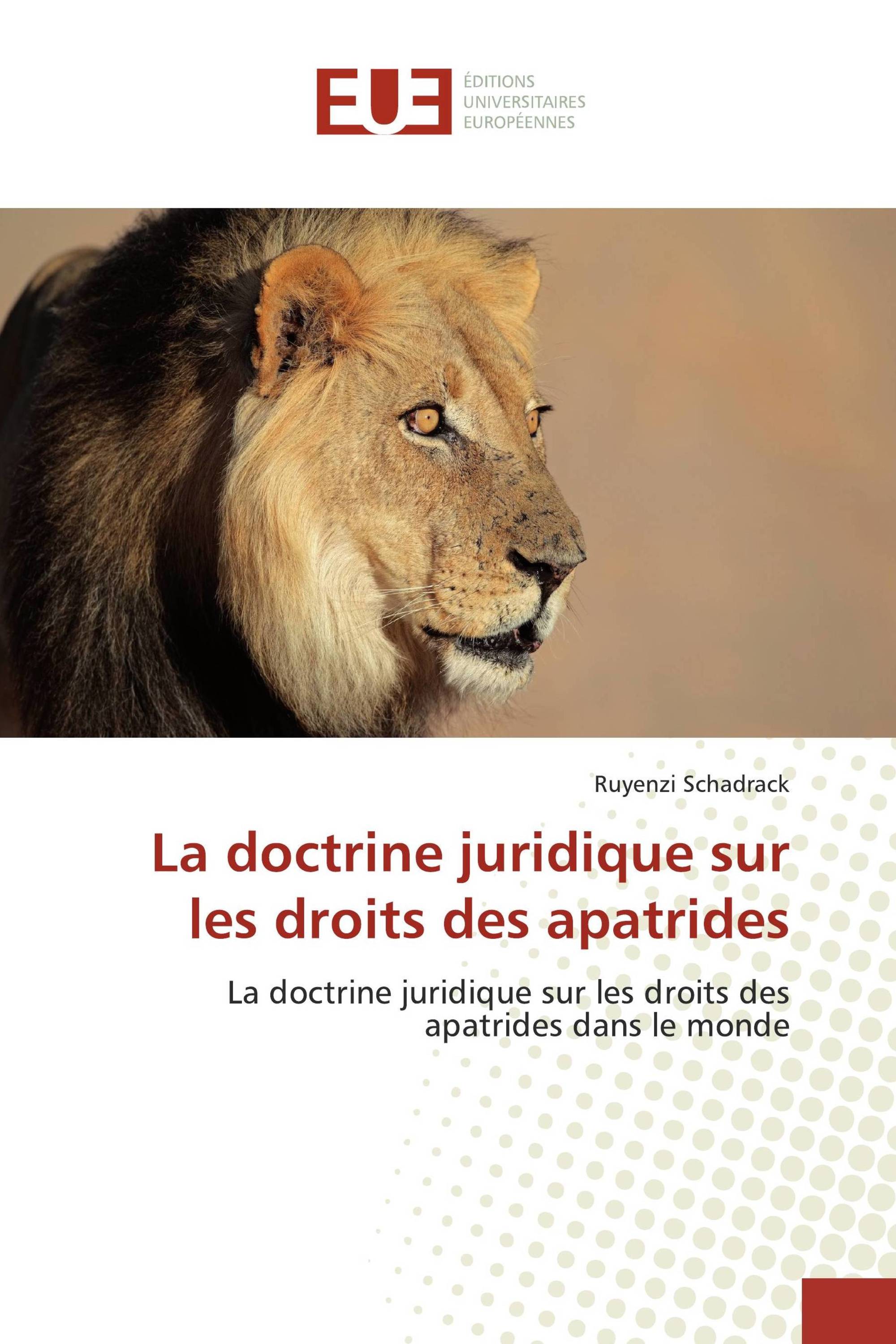 La doctrine juridique sur les droits des apatrides