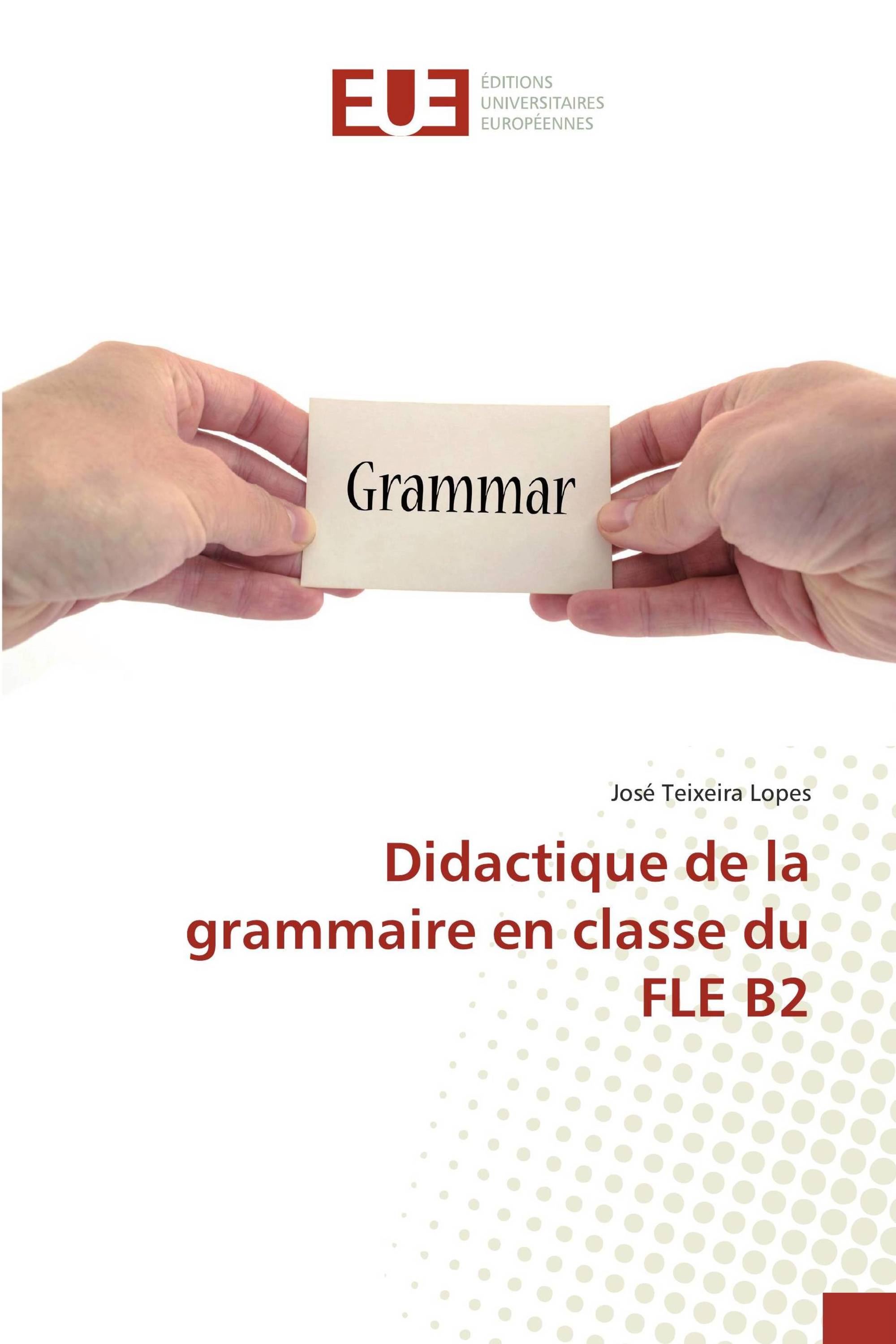 Didactique de la grammaire en classe du FLE B2