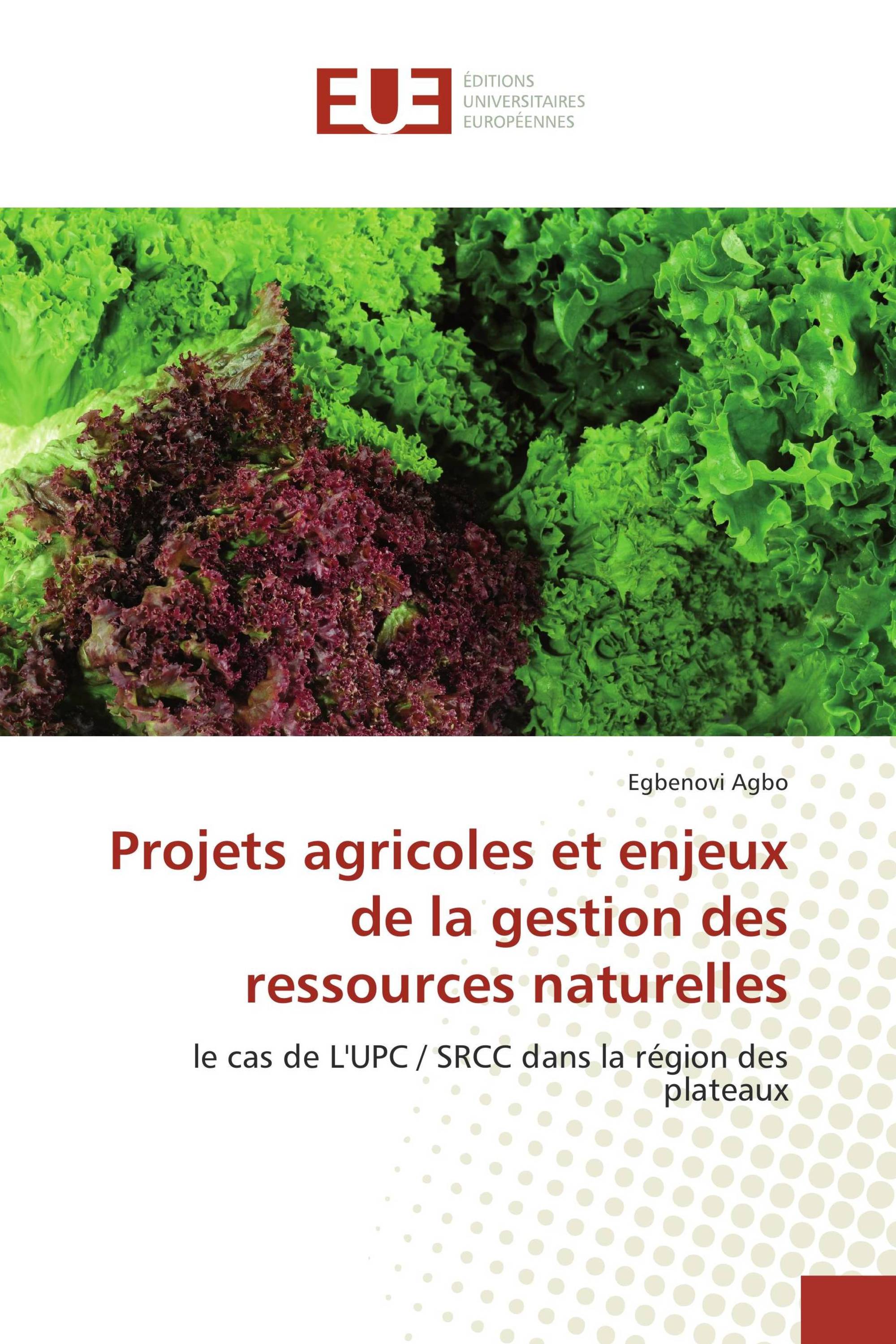 Projets agricoles et enjeux de la gestion des ressources naturelles