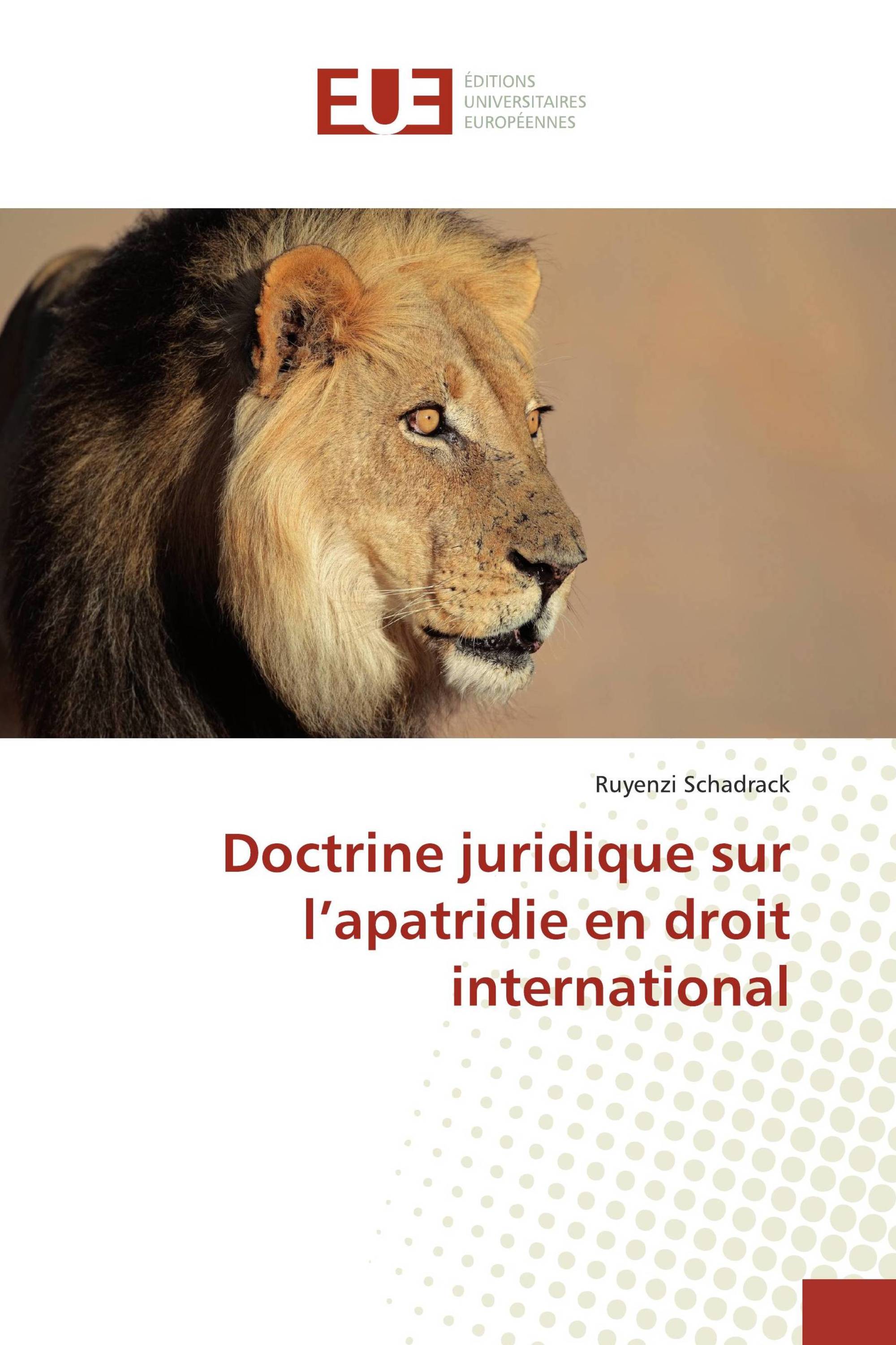 Doctrine juridique sur l’apatridie en droit international