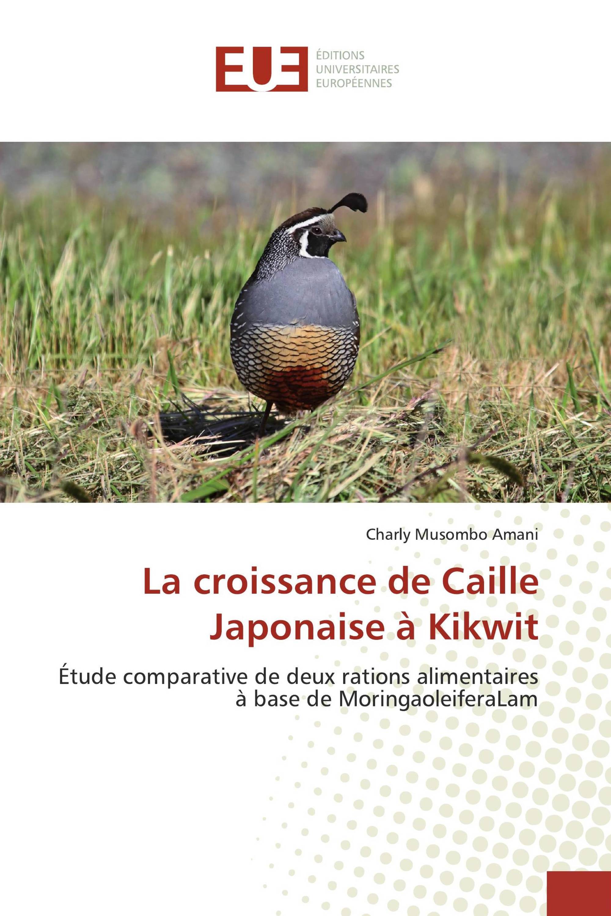 La croissance de Caille Japonaise à Kikwit