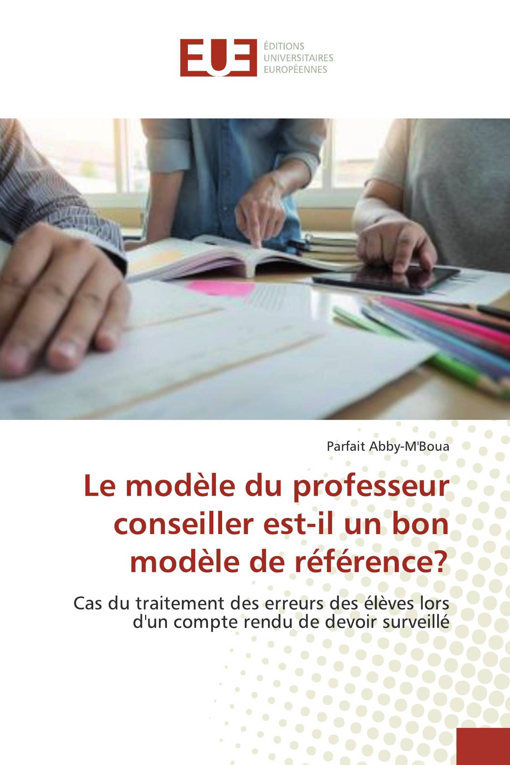 Le modèle du professeur conseiller est-il un bon modèle de référence?