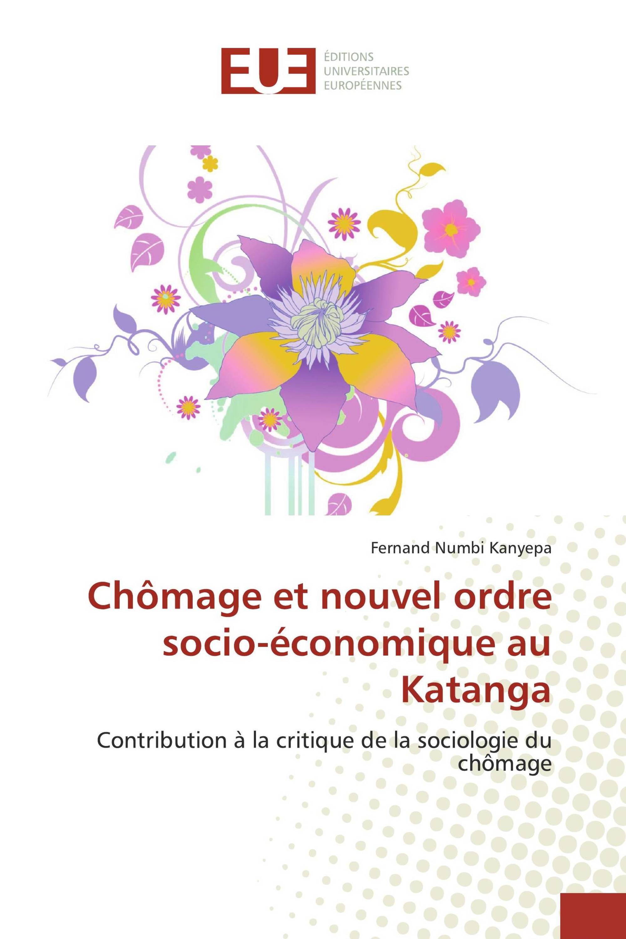 Chômage et nouvel ordre socio-économique au Katanga