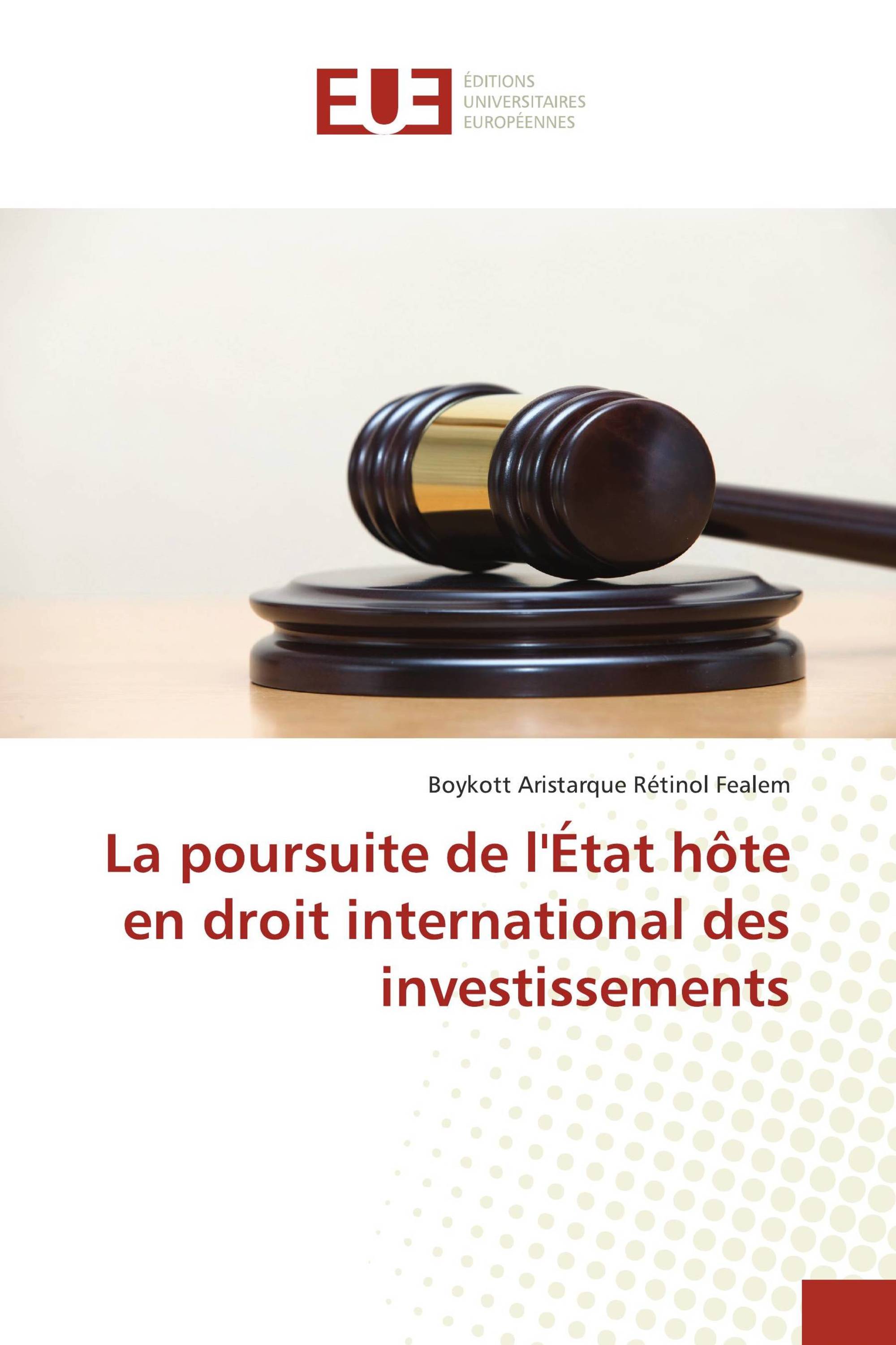 La poursuite de l'État hôte en droit international des investissements