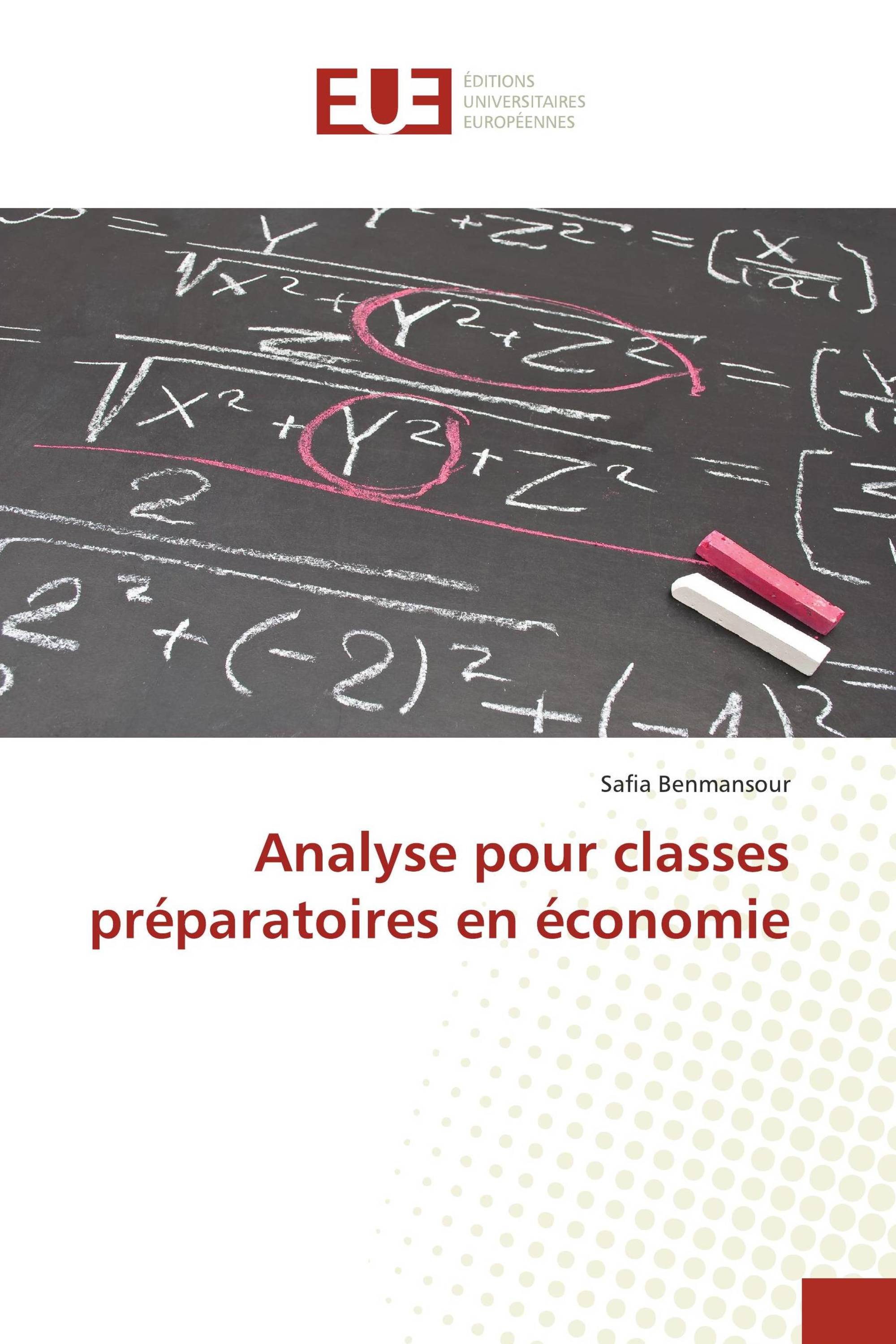 Analyse pour classes préparatoires en économie